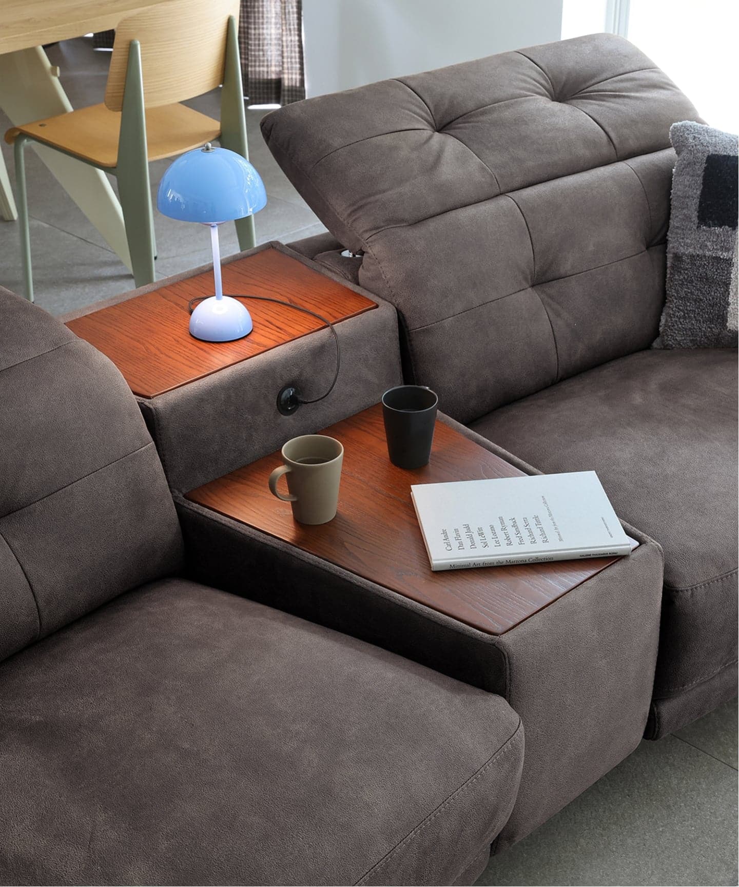 大型商品》SHEFFIELD SIDE TABLE GREY サイドテーブル（ソファ