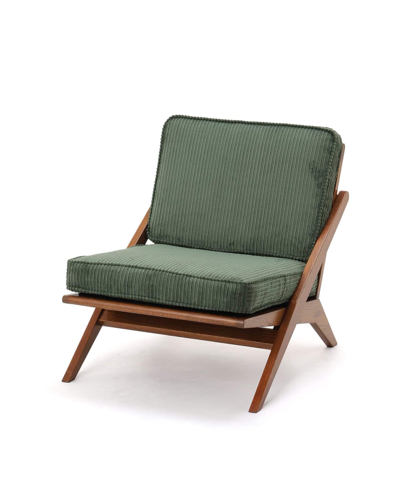 予約》《大型商品》GHENT LOUNGE CHAIR corduroy GREEN ヘント