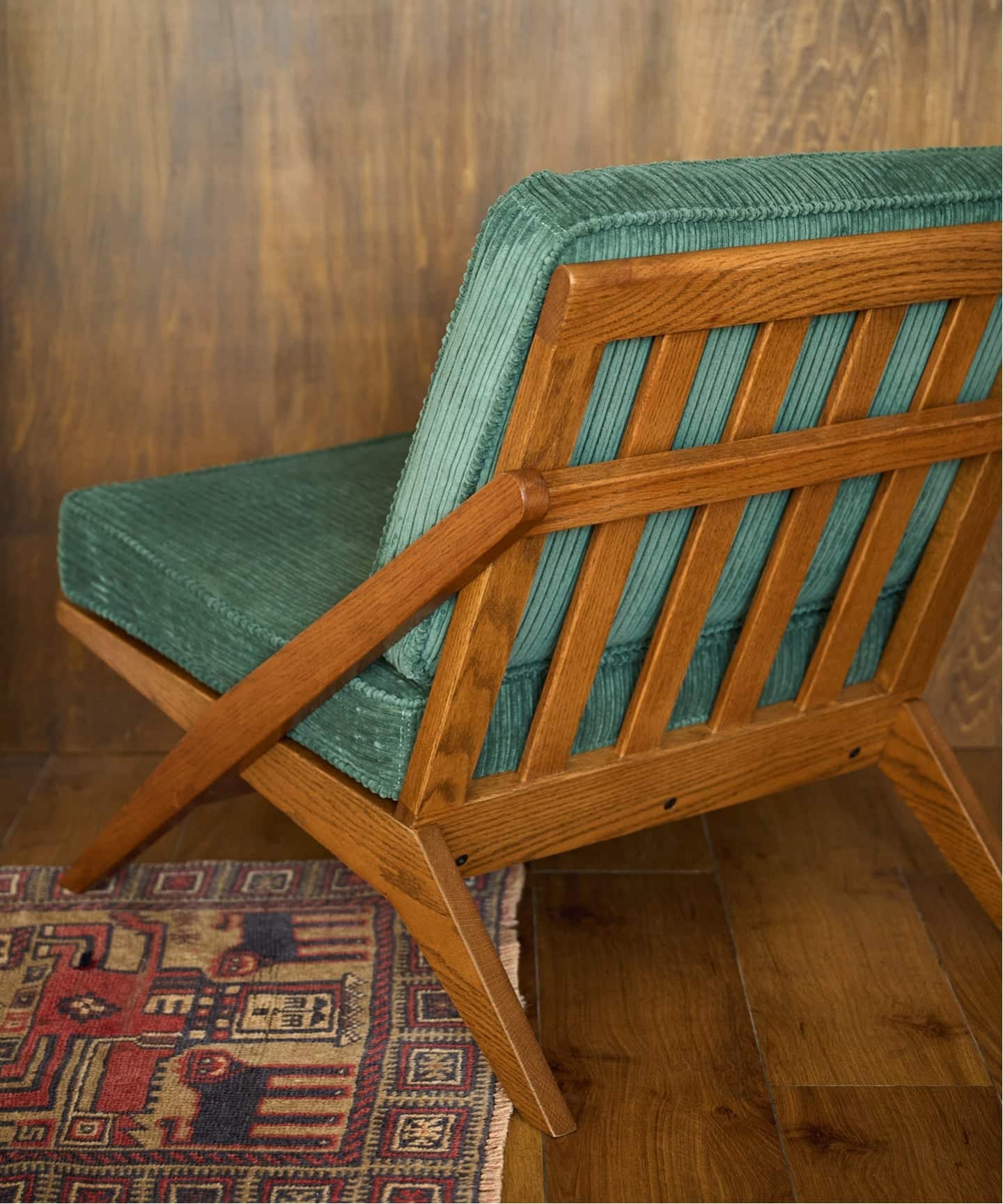 予約》《大型商品》GHENT LOUNGE CHAIR corduroy GREEN ヘント