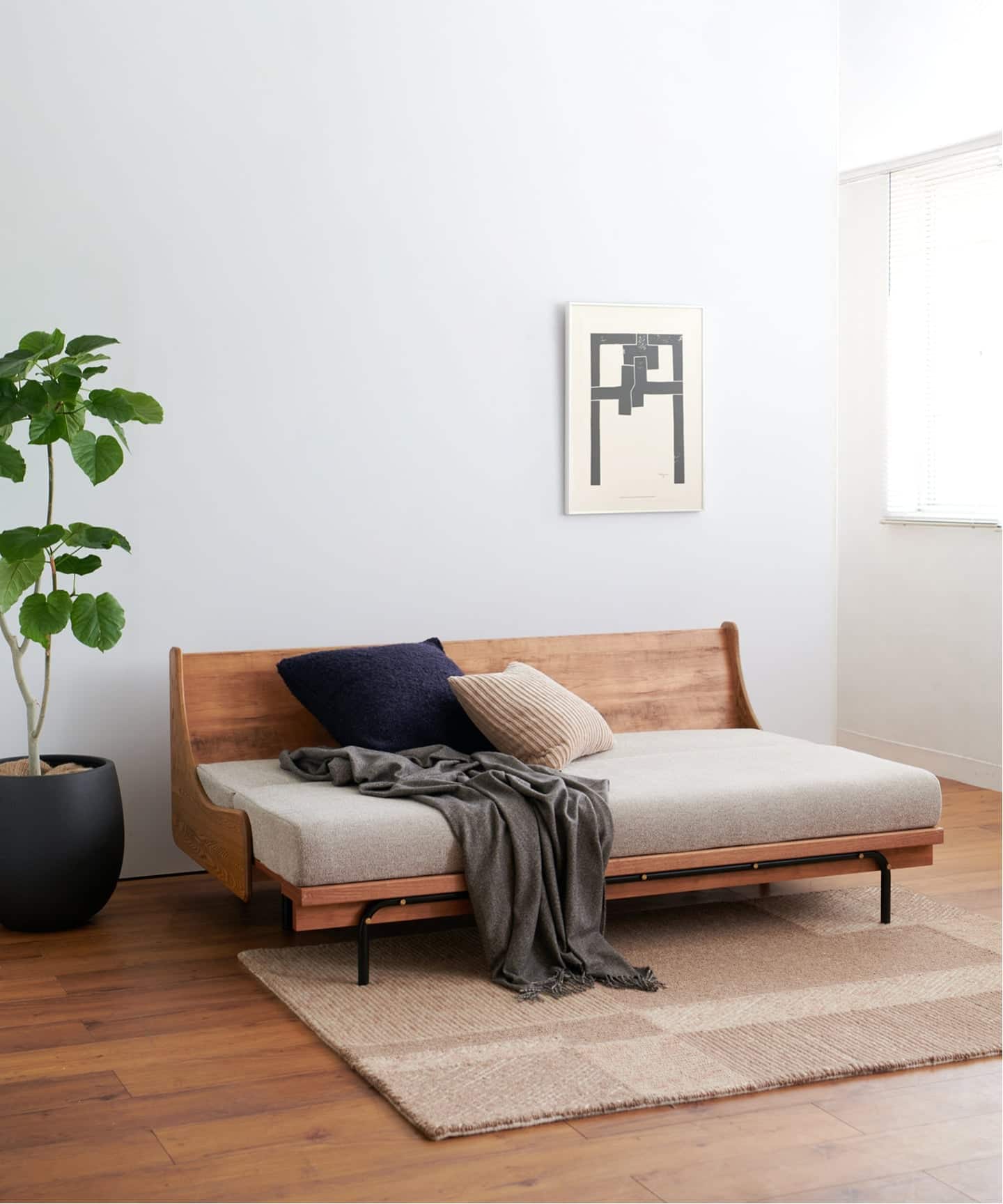 ハビタソファ　ジャーナルスタンダード　ソファベッド 予約》《大型商品》HABITAT SOFA BED 180cm BEIGE ハビタソファ ベット