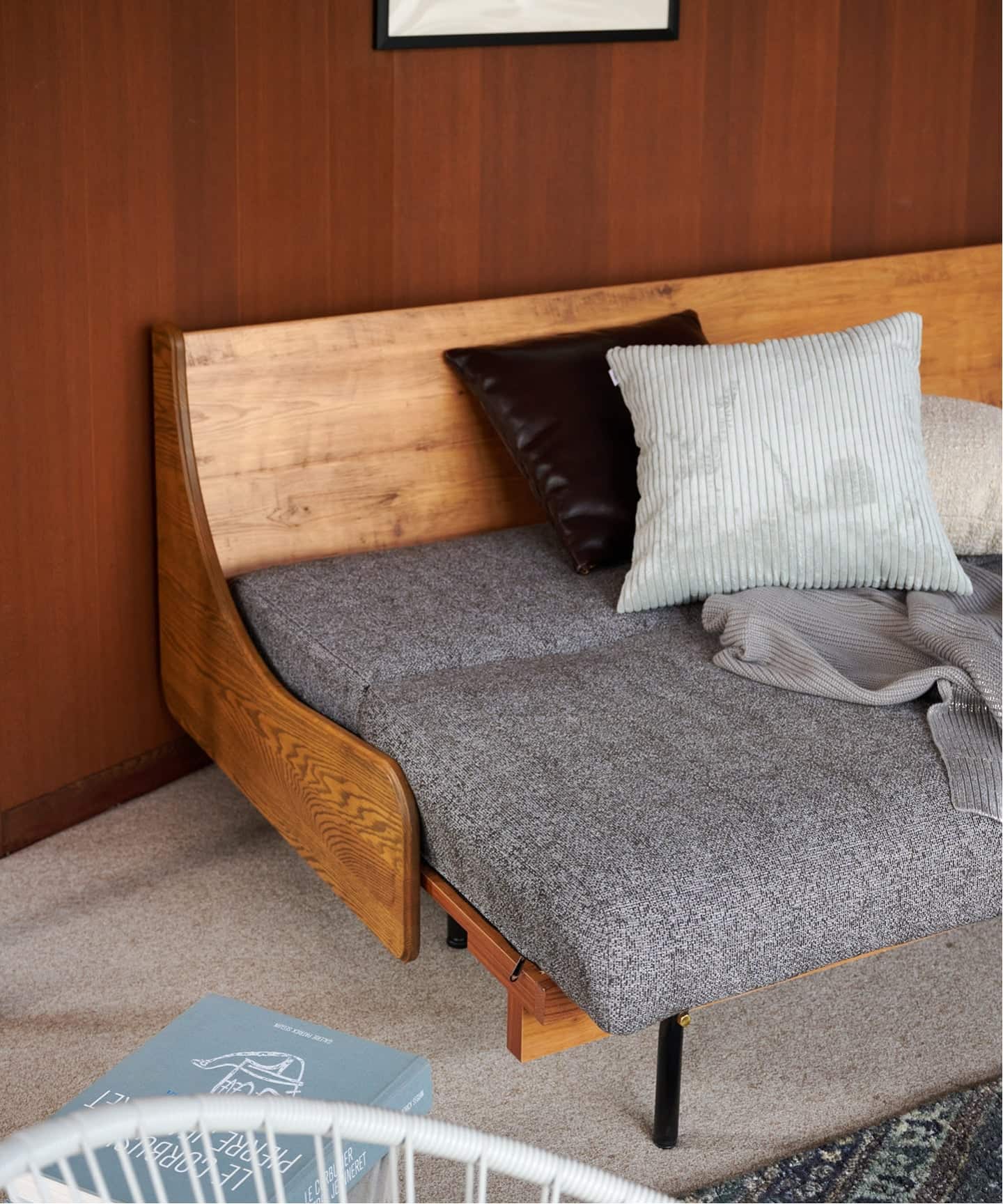 大型商品》HABITAT SOFA BED 200cm GRAY ハビタソファ ベット グレー