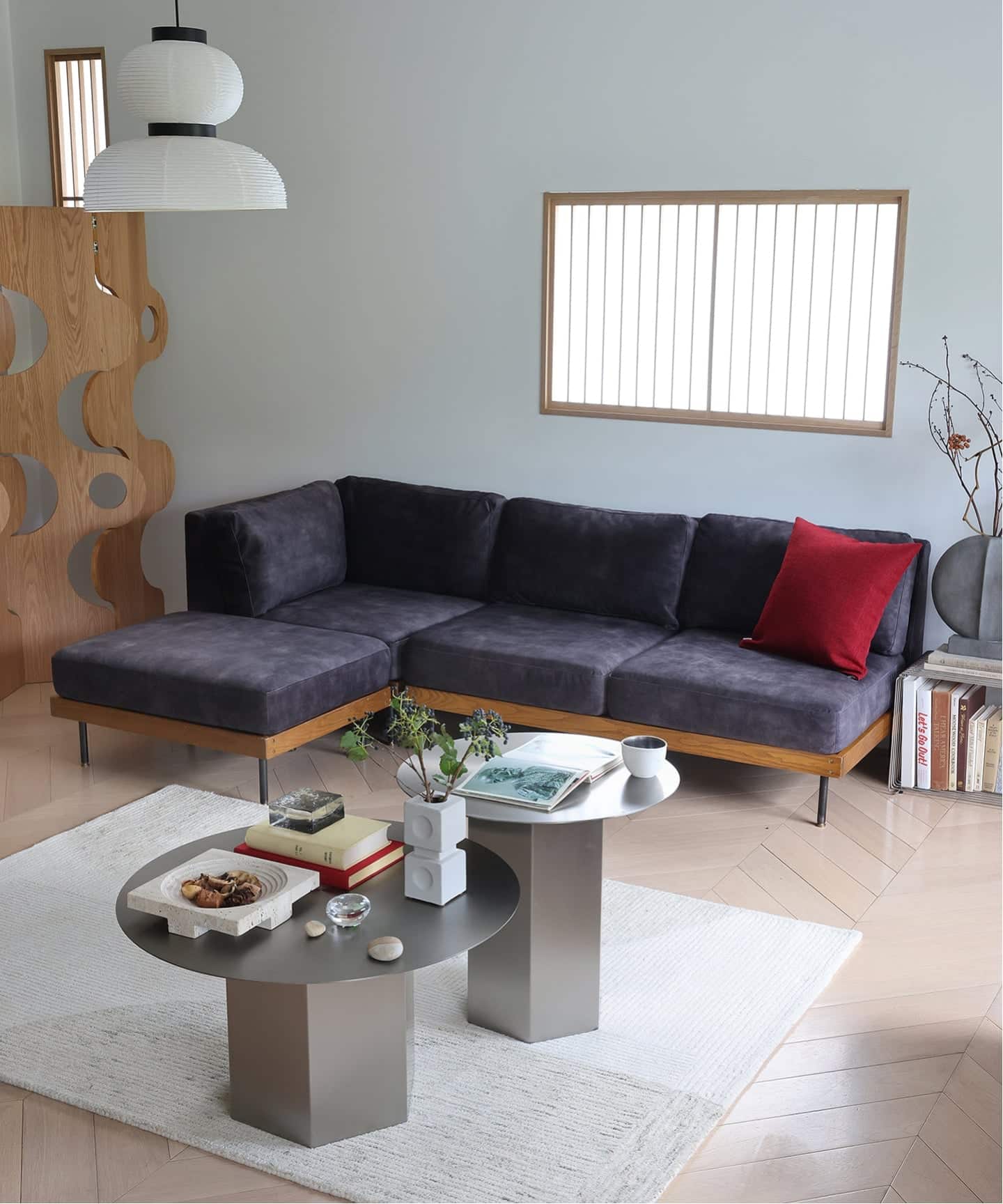 予約》《大型商品》LILLE SOFA 2P 2ND VELVET BK リルソファ