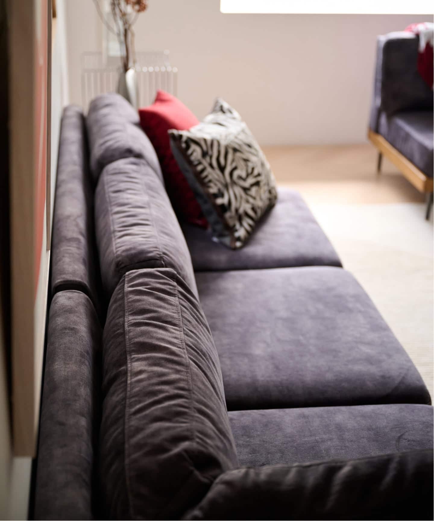 予約》《大型商品》LILLE SOFA 2P 2ND VELVET BK リルソファ