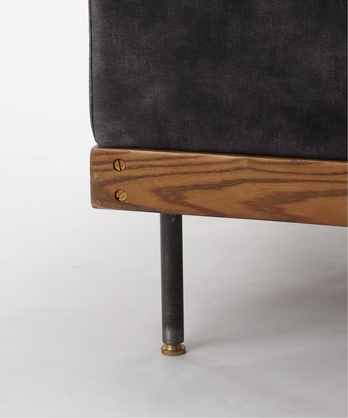 予約》《大型商品》LILLE CORNER SOFA 2ND VELVET BK リルコーナー