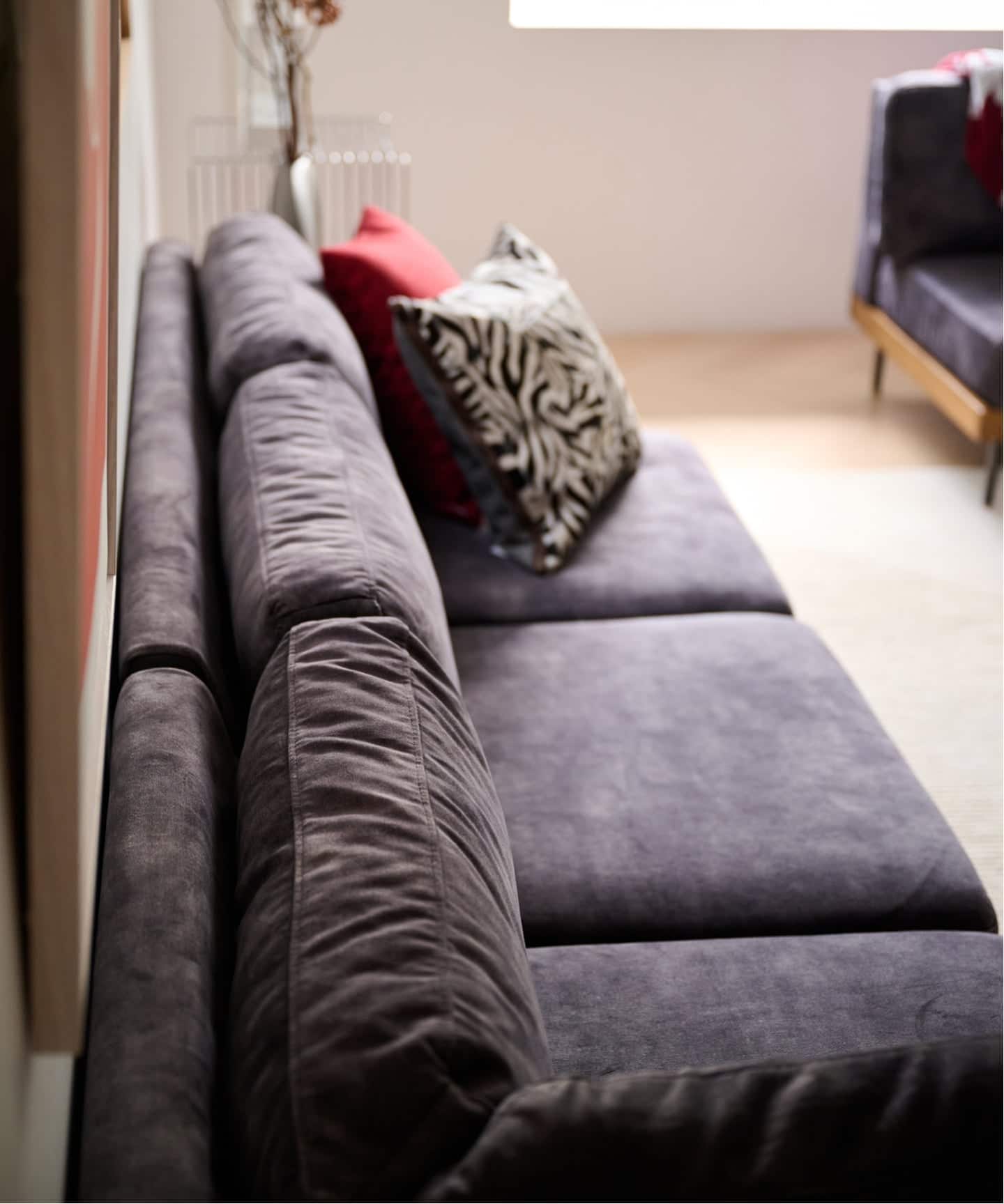 予約》《大型商品》LILLE CORNER SOFA 2ND VELVET BK リルコーナー