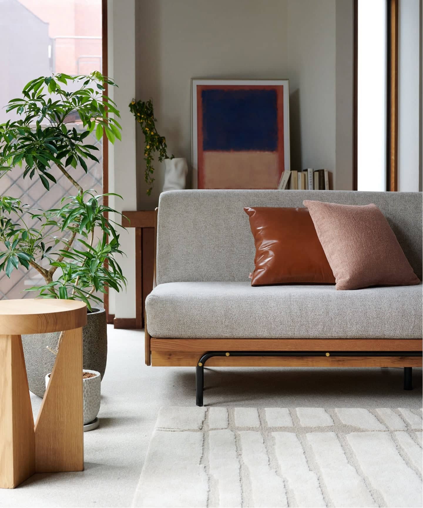 予約》《大型商品》HABITAT SOFA BED 200cm BEIGE ハビタソファ ベット