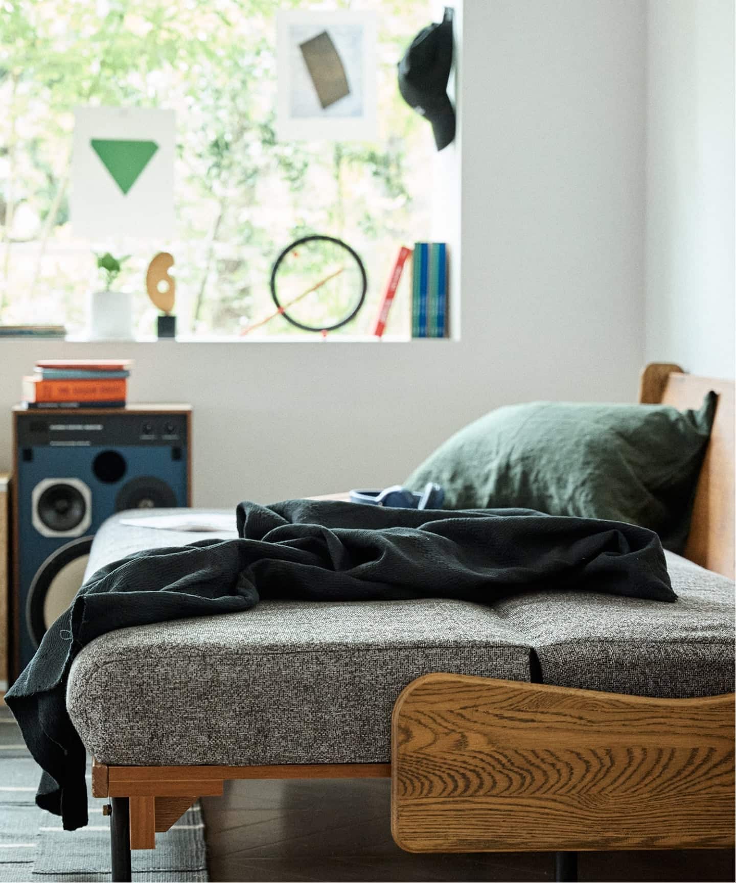 予約》《大型商品》HABITAT SOFA BED 200cm GRAY ハビタソファ ベット