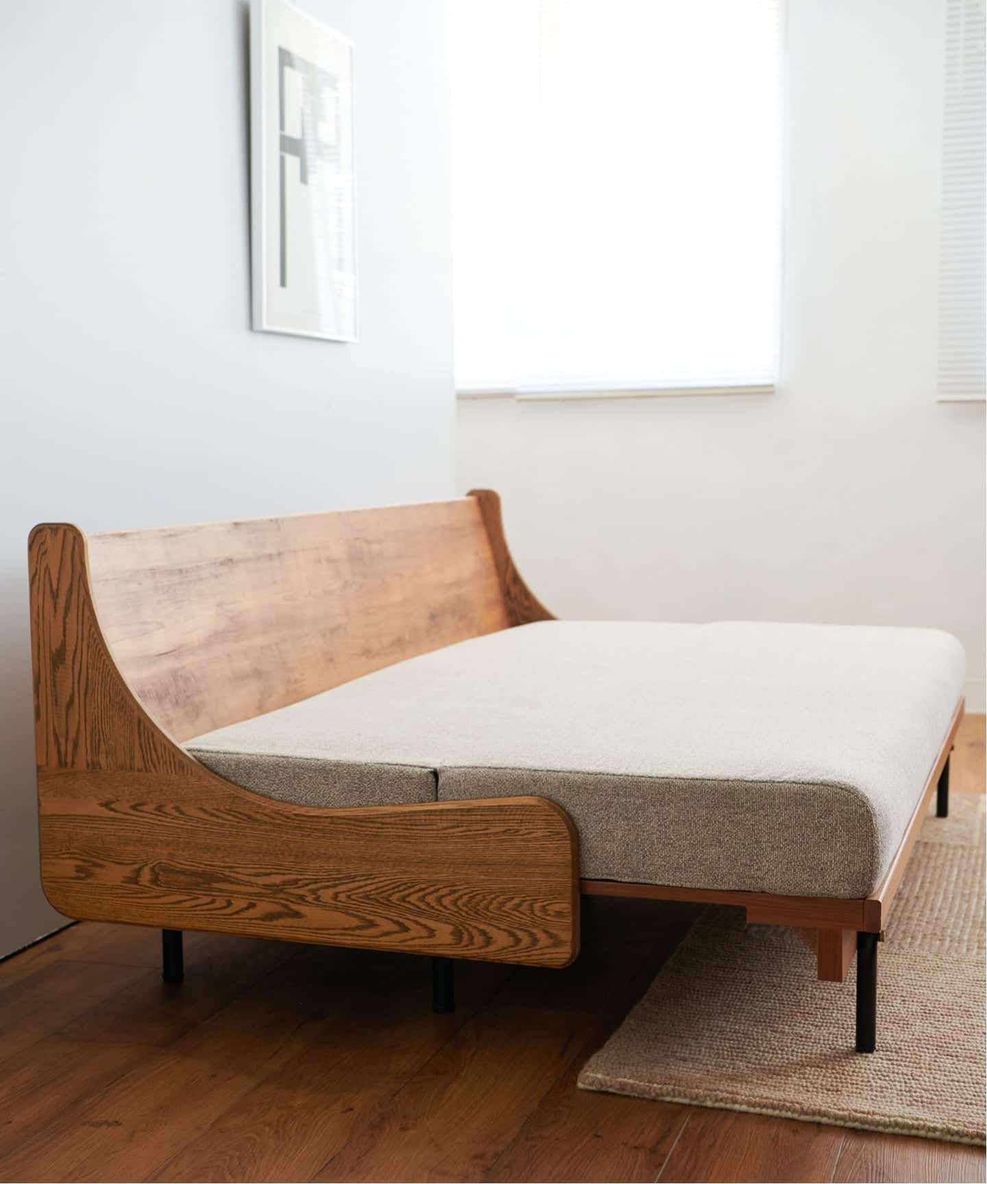 予約》《大型商品》HABITAT SOFA BED 180cm BEIGE ハビタソファ ベット