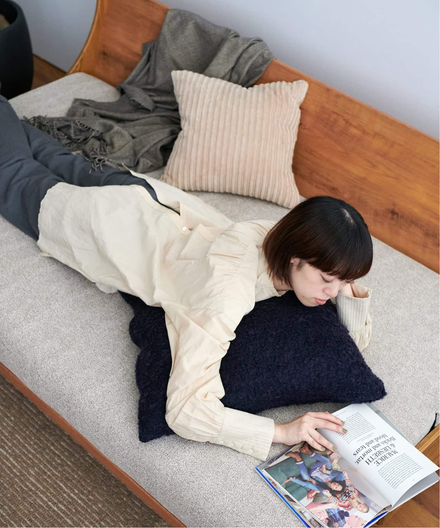 予約》《大型商品》HABITAT SOFA BED 180cm BEIGE ハビタソファ ベット
