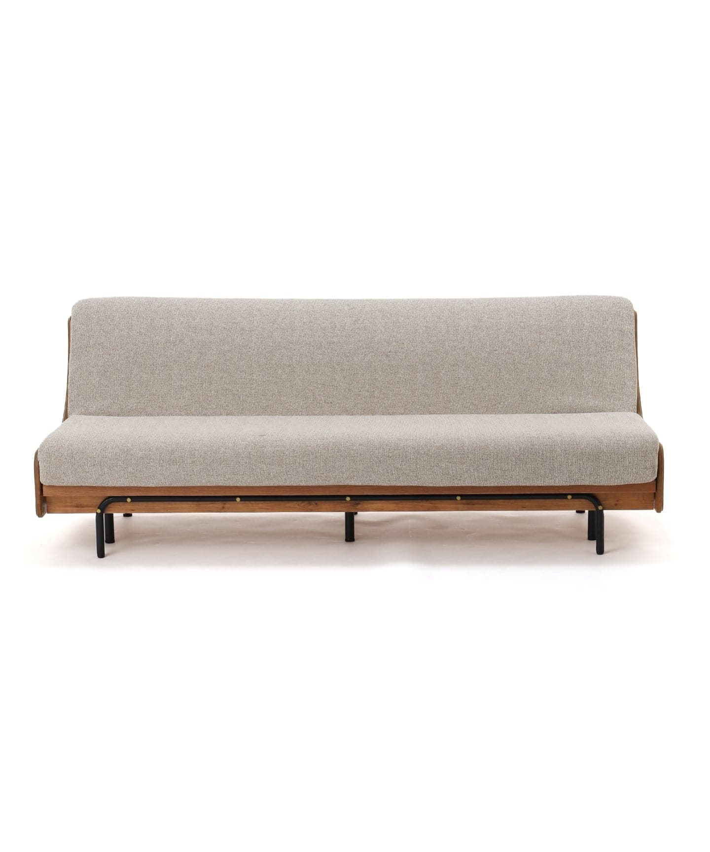 予約》《大型家具》HABITAT SOFA BED 200cm (BE) KD ハビタソファ