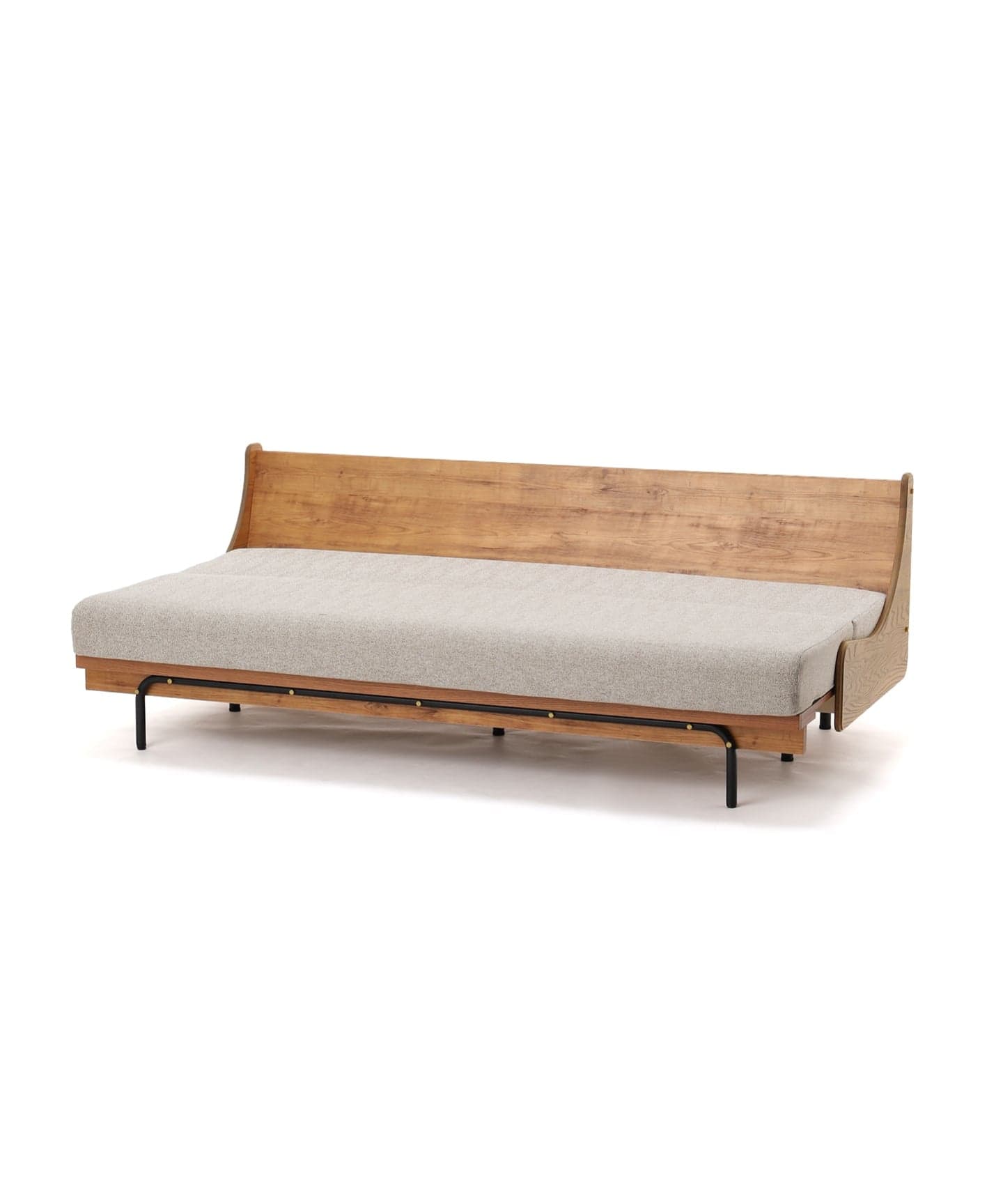 予約》《大型家具》HABITAT SOFA BED 200cm (BE) KD ハビタソファ