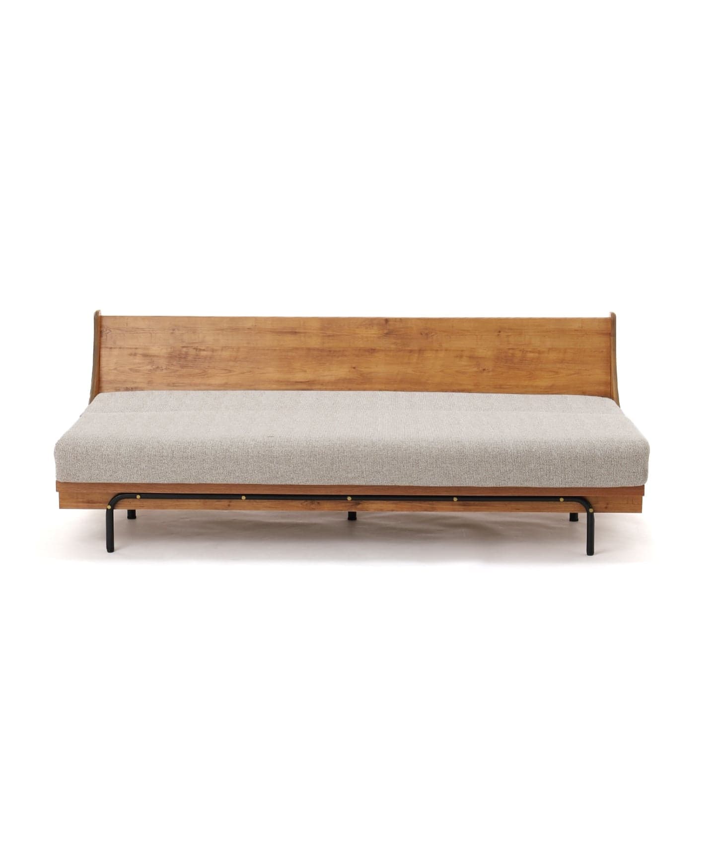 予約》《大型家具》HABITAT SOFA BED 200cm (BE) KD ハビタソファ