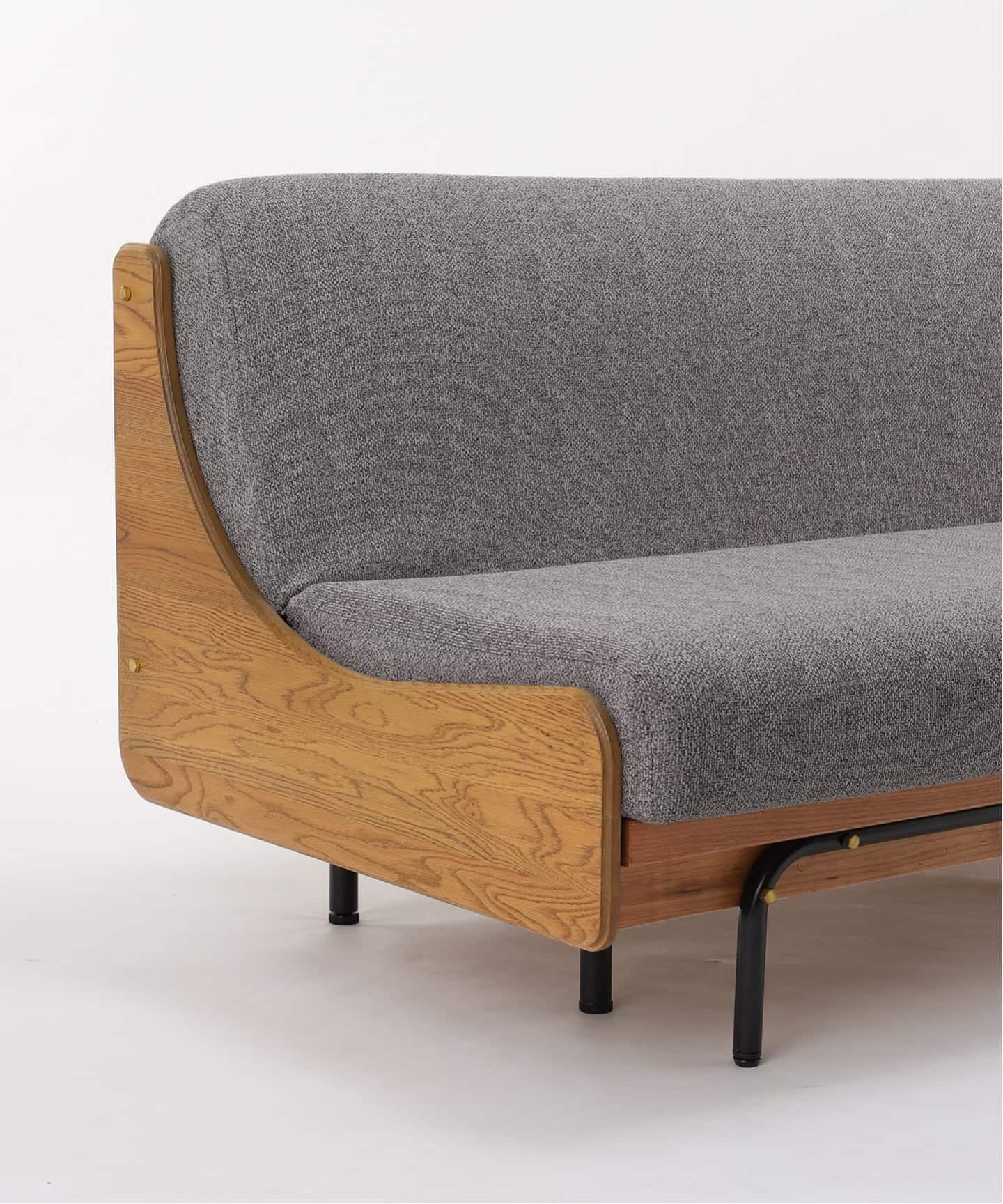 予約》《大型家具》HABITAT SOFA BED 200cm (GY) KD ハビタソファ