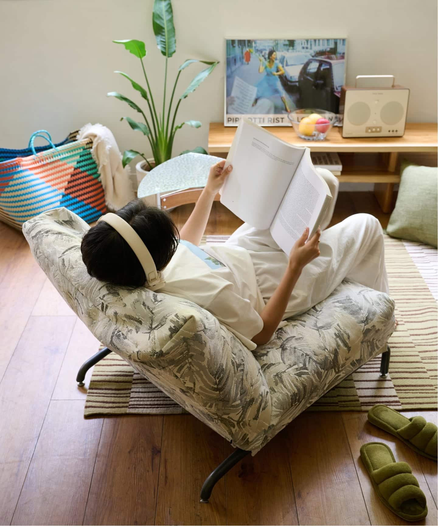 RODEZ CHAIR COVER FLORAL ※カバーのみ ロデカバー（ソファ）｜JOURNAL