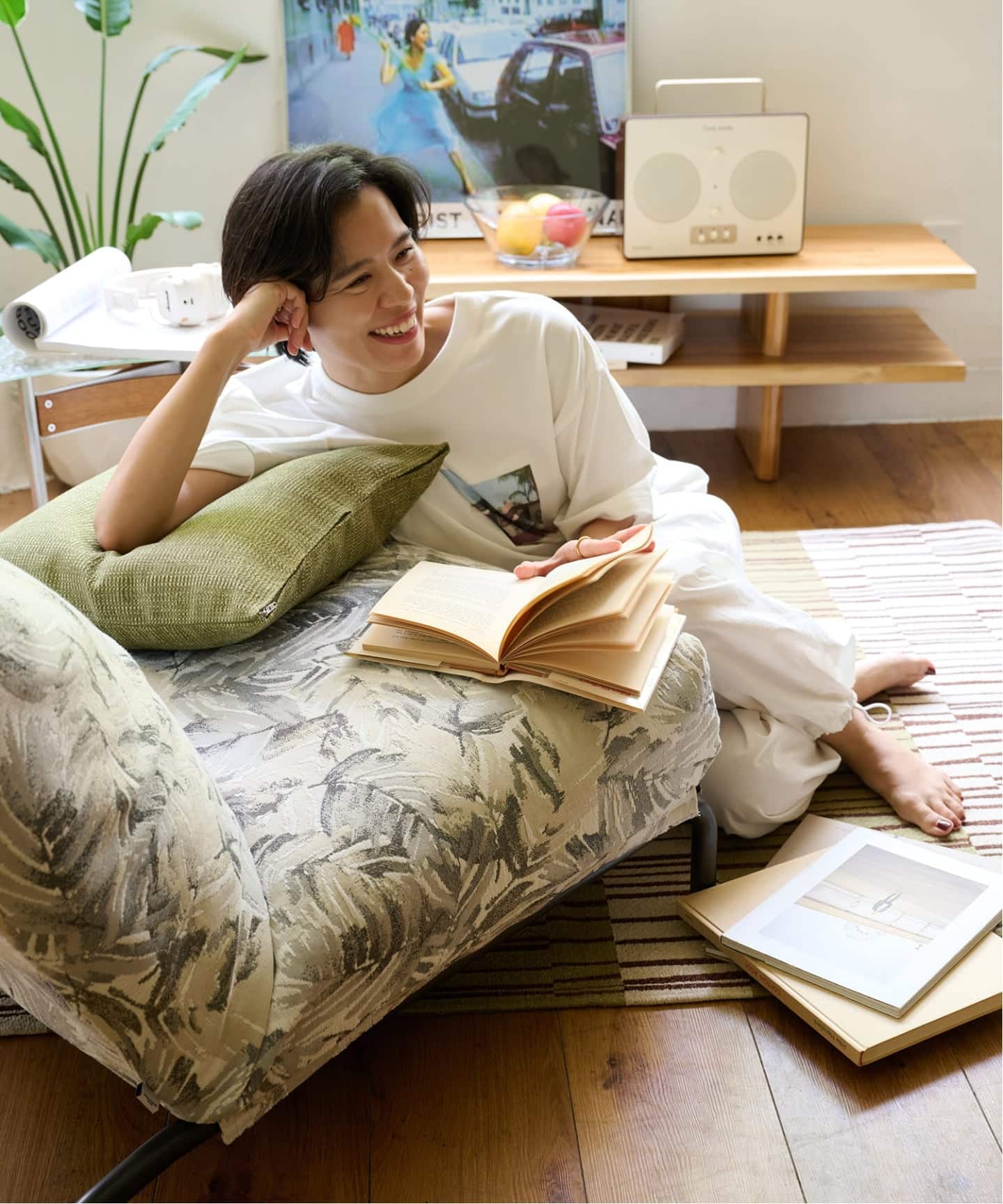 RODEZ CHAIR COVER FLORAL ※カバーのみ ロデカバー（ソファ）｜JOURNAL