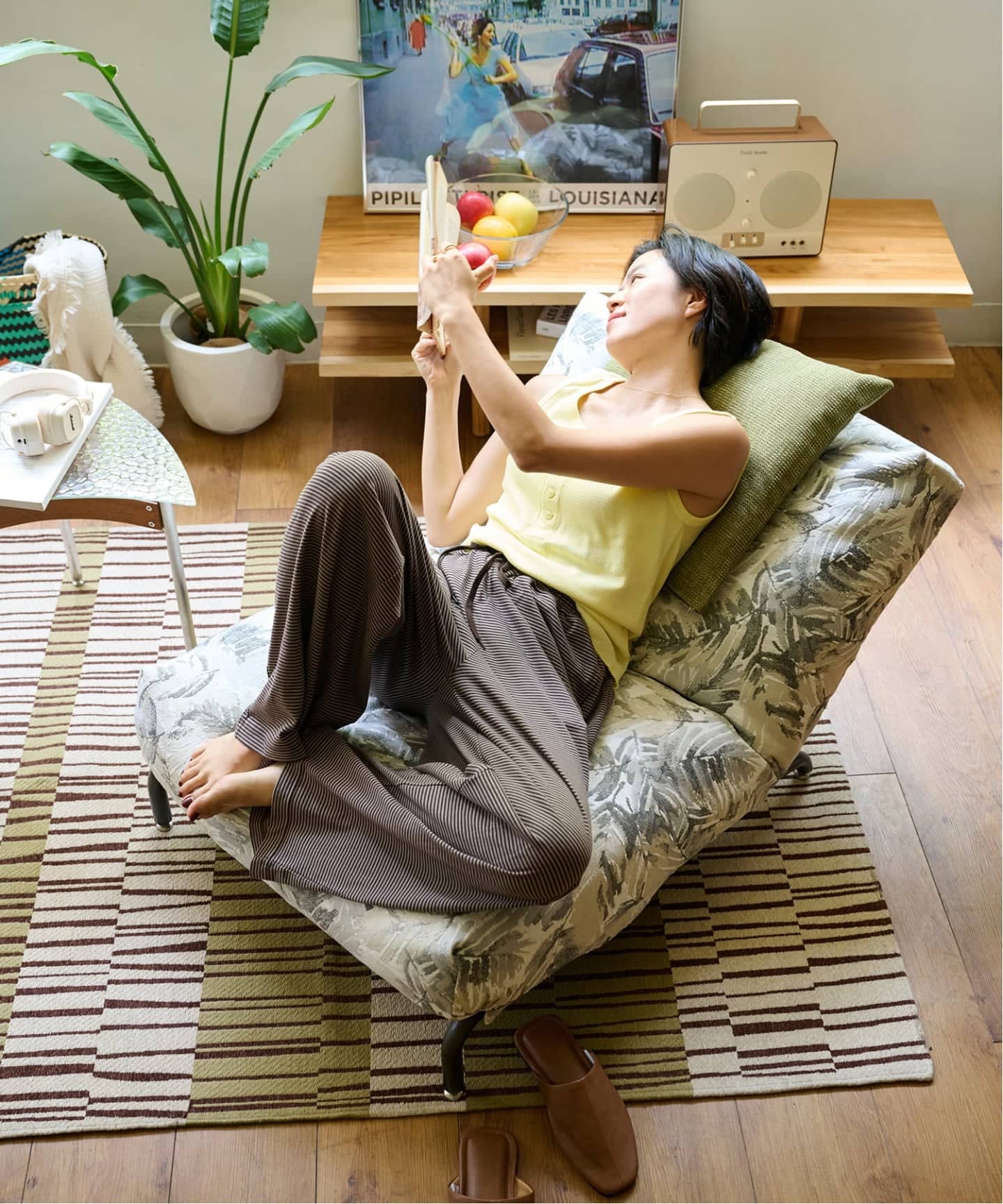 RODEZ CHAIR COVER FLORAL ※カバーのみ ロデカバー（ソファ）｜JOURNAL