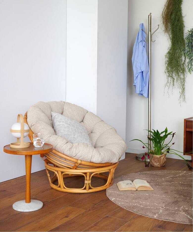 予約》《大型商品》WICKER EASY CHAIR 2nd_I ウィッカーイージーチェア 