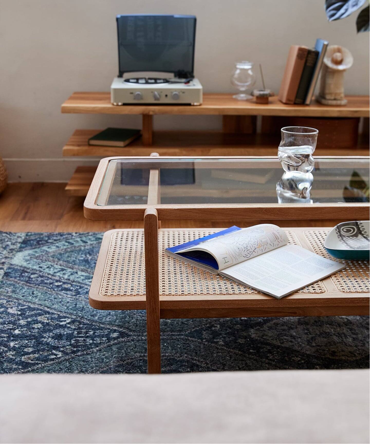 大型商品》【Sunflower Rattan】KAGOME TABLE テーブル（テーブル