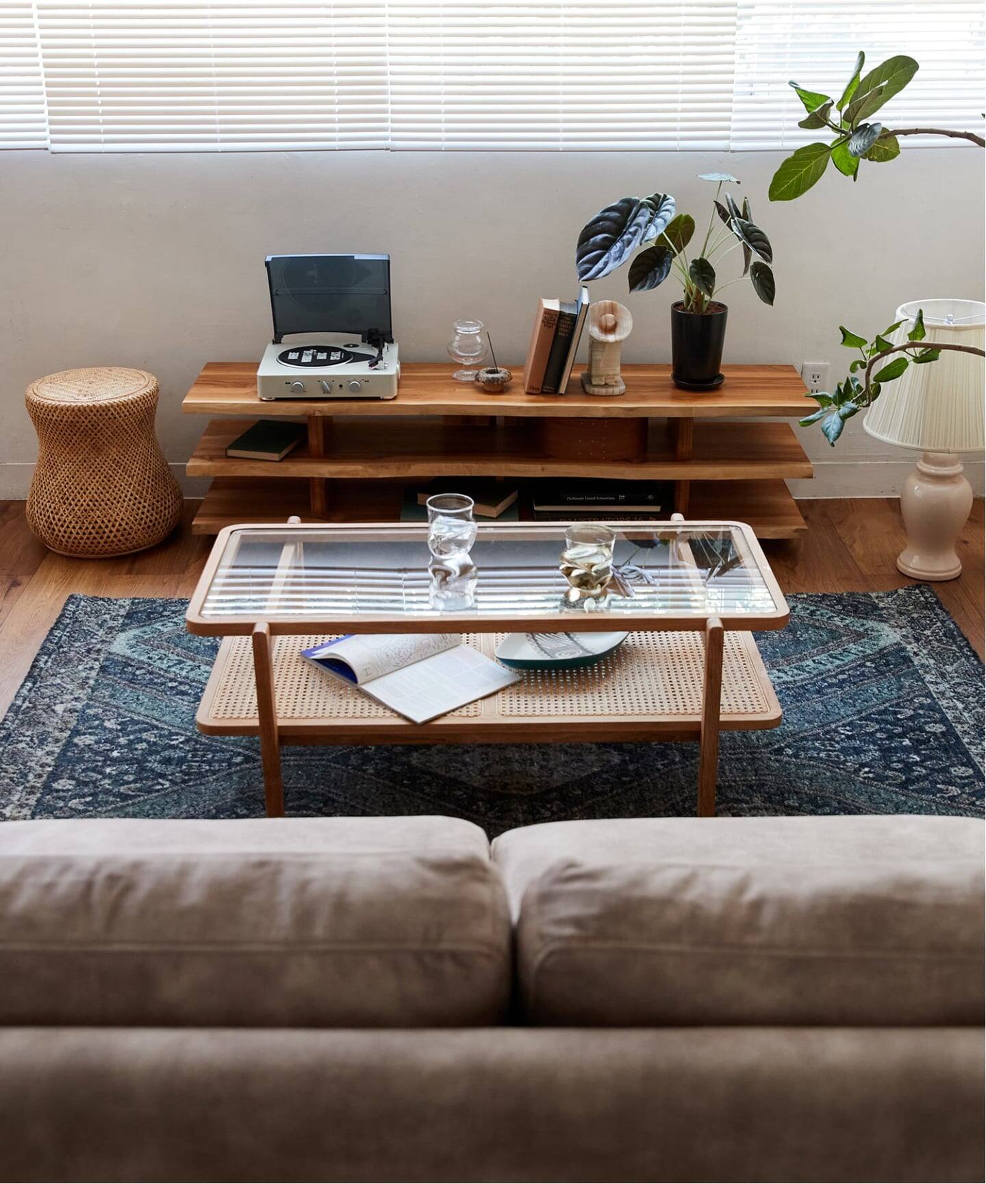 大型商品》【Sunflower Rattan】KAGOME TABLE テーブル（テーブル