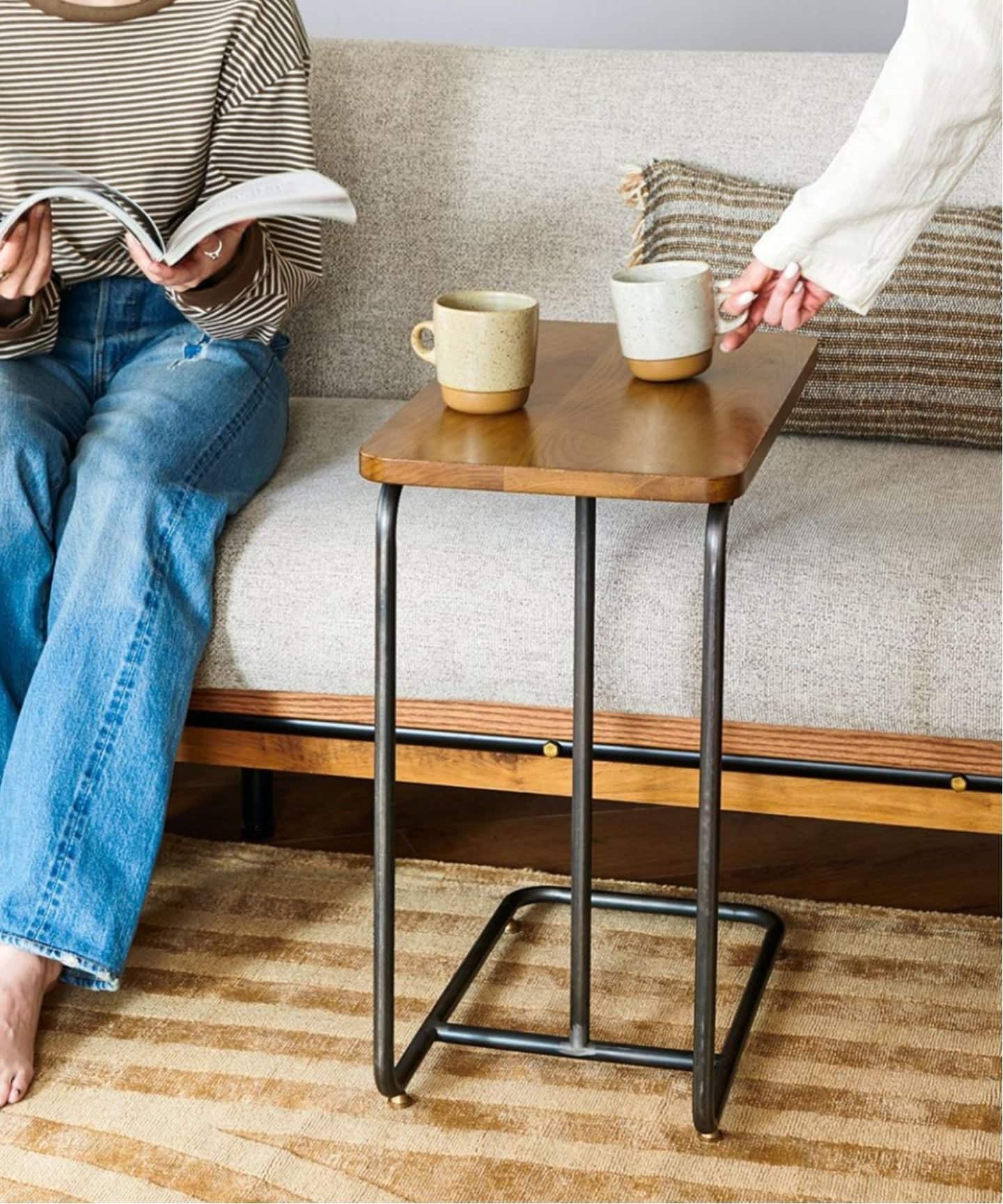 サイドテーブル・ナイトテーブル・ローテーブル JOURNAL STANDARD LILLE END TABLE 予約》LILLE SIDE TABLE リル サイドテーブル 2ND（テーブル