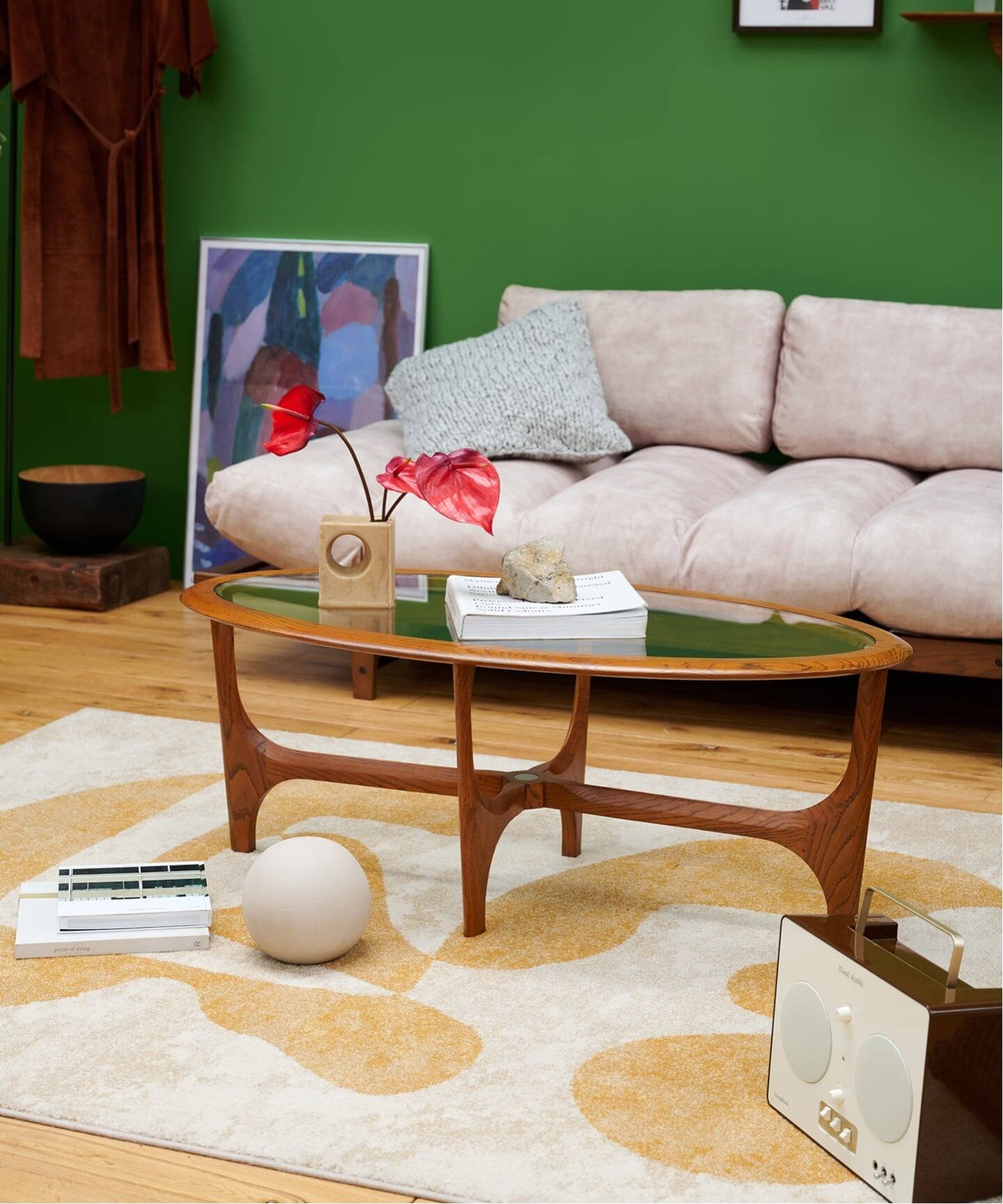 大型商品》SILHOUETTE COFFEE TABLE OVAL シルエット コーヒーテーブル