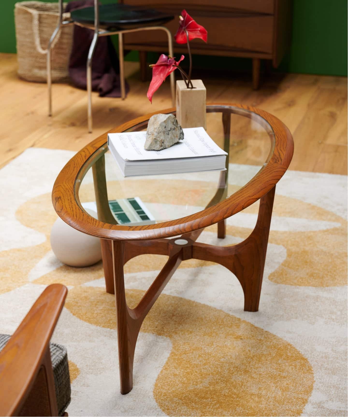 コーヒーテーブル 大型商品》SILHOUETTE COFFEE TABLE OVAL シルエット コーヒーテーブル