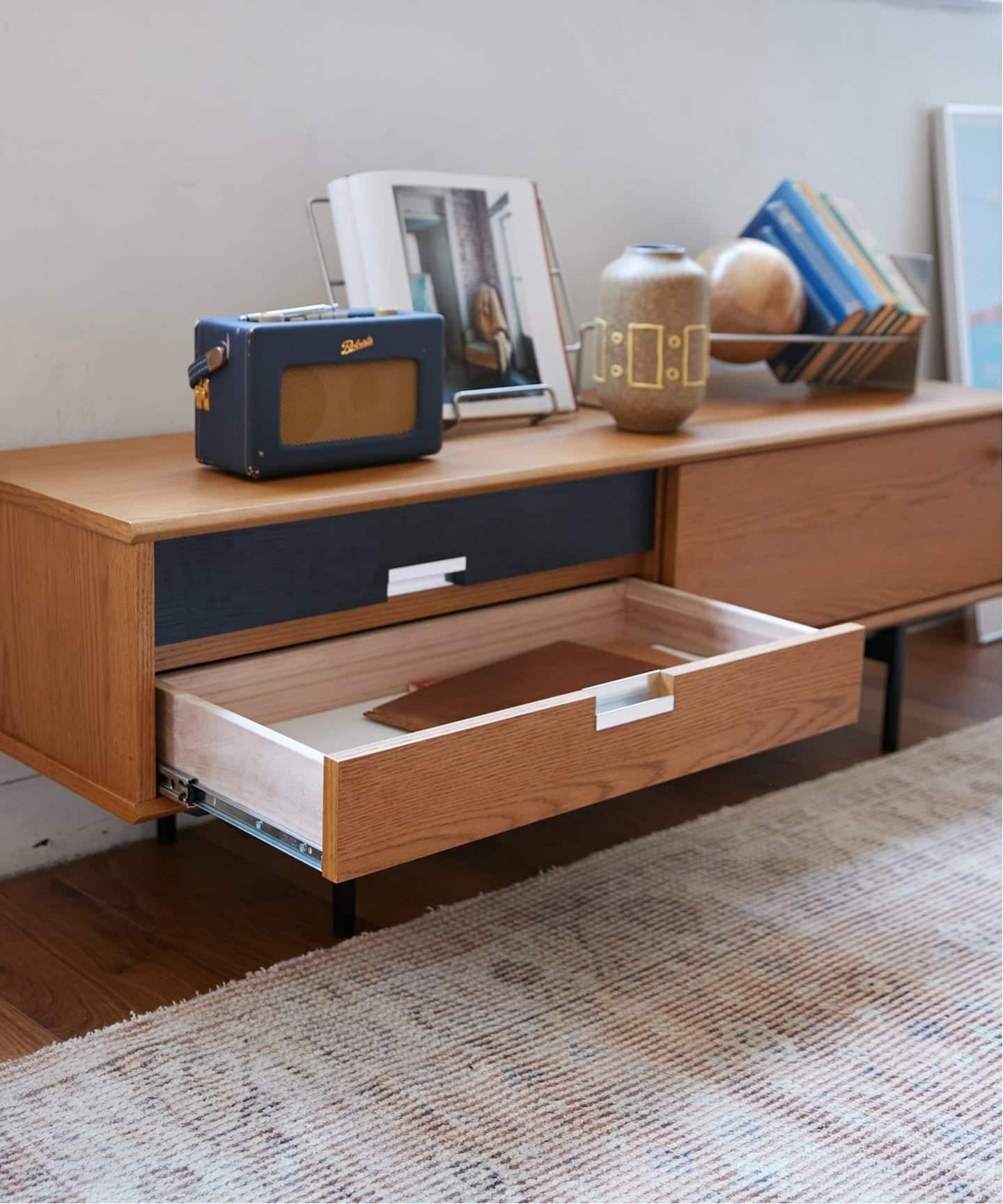 予約》《大型商品》HABITAT TV BOARD 140cm ハビタ テレビボード（収納