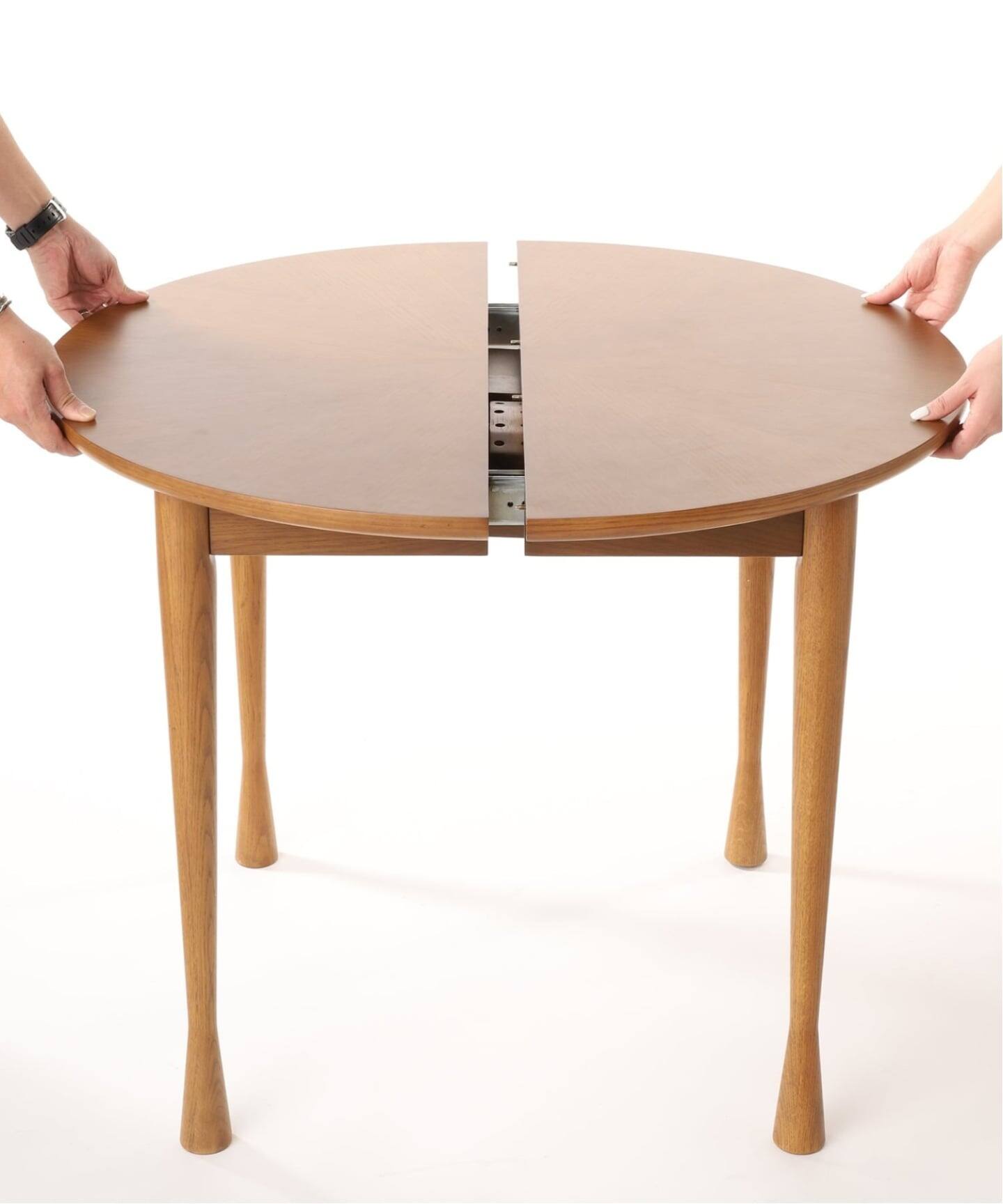 大型商品》AROS ROUND TABLE brown アロス ラウンド テーブル ブラウン