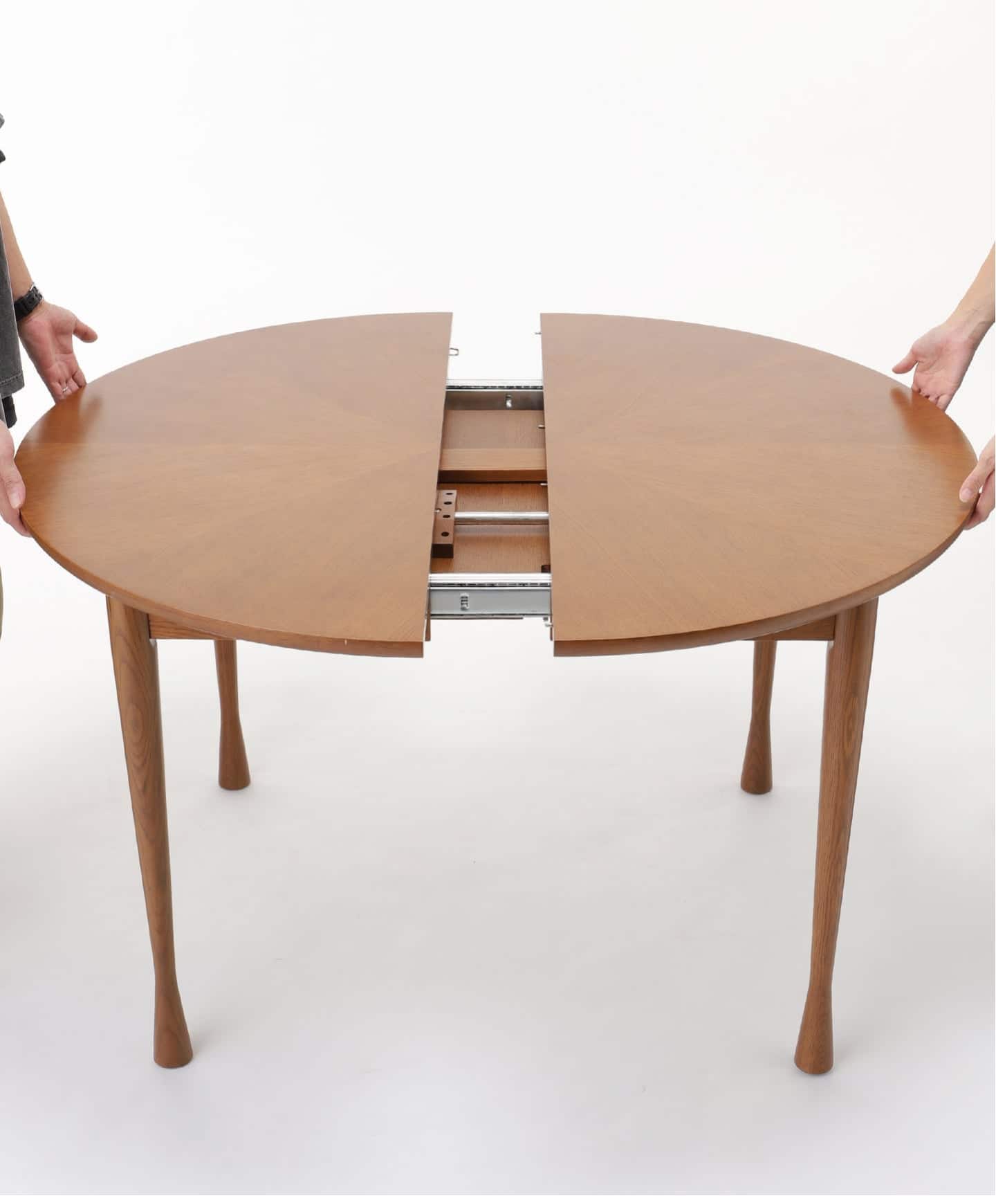 予約》《大型商品》AROS ROUND TABLE W1100 brown アロス ラウンド