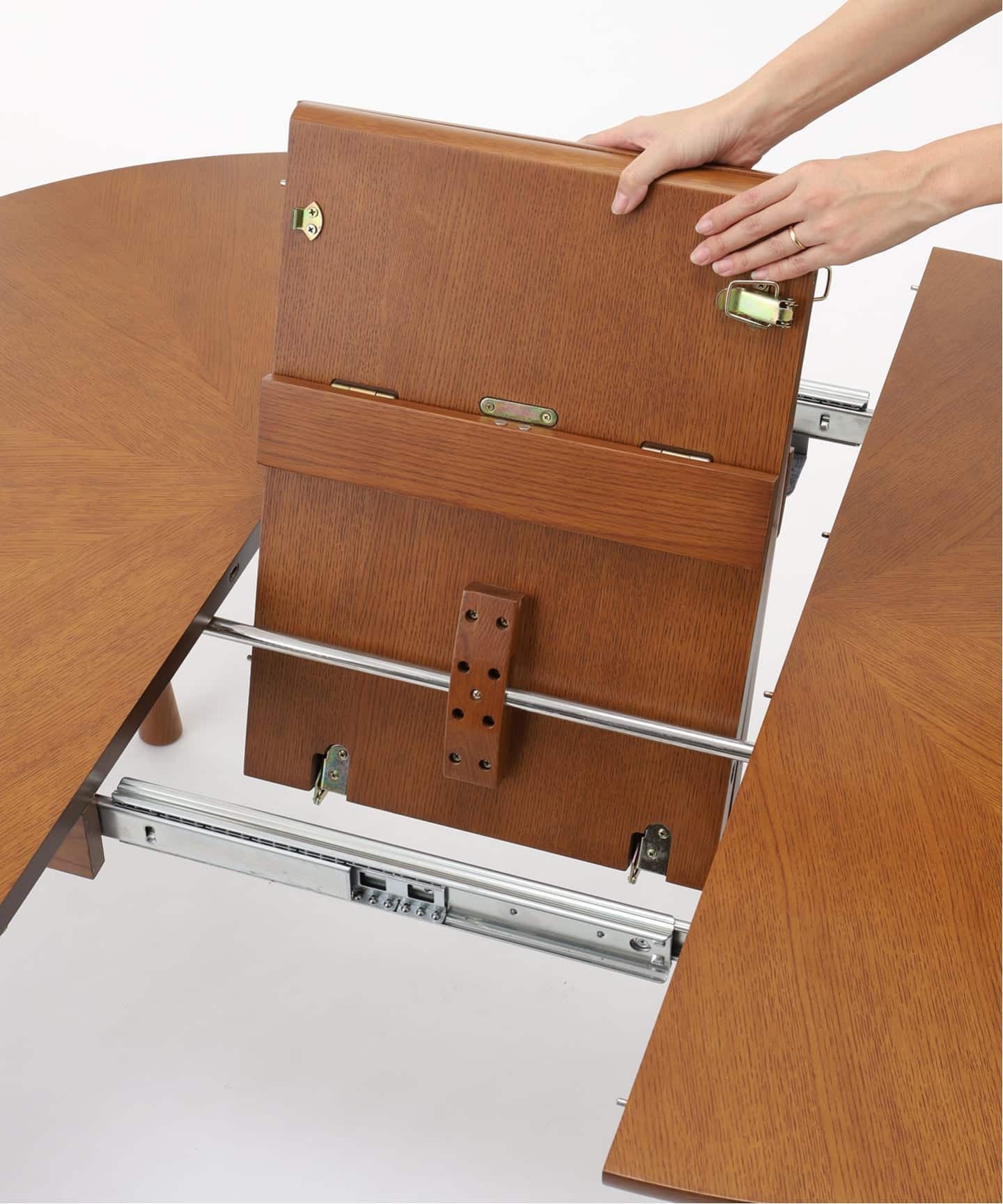 予約》《大型商品》AROS ROUND TABLE W1100 brown アロス ラウンド