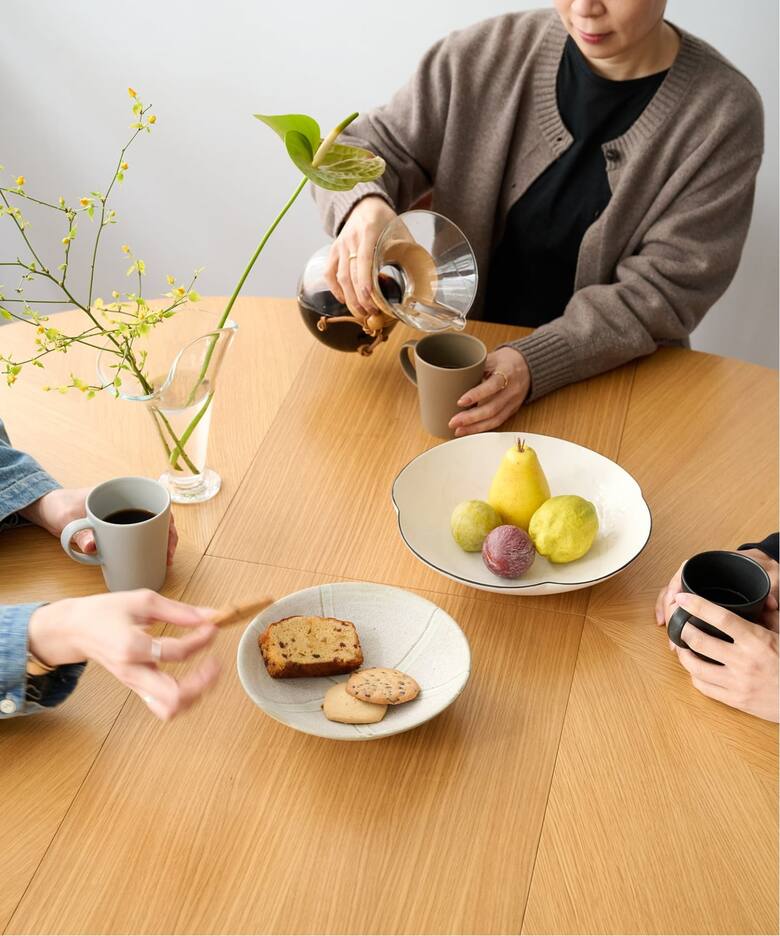 大型商品》AROS ROUND TABLE W1100 natural アロス ラウンド テーブル 