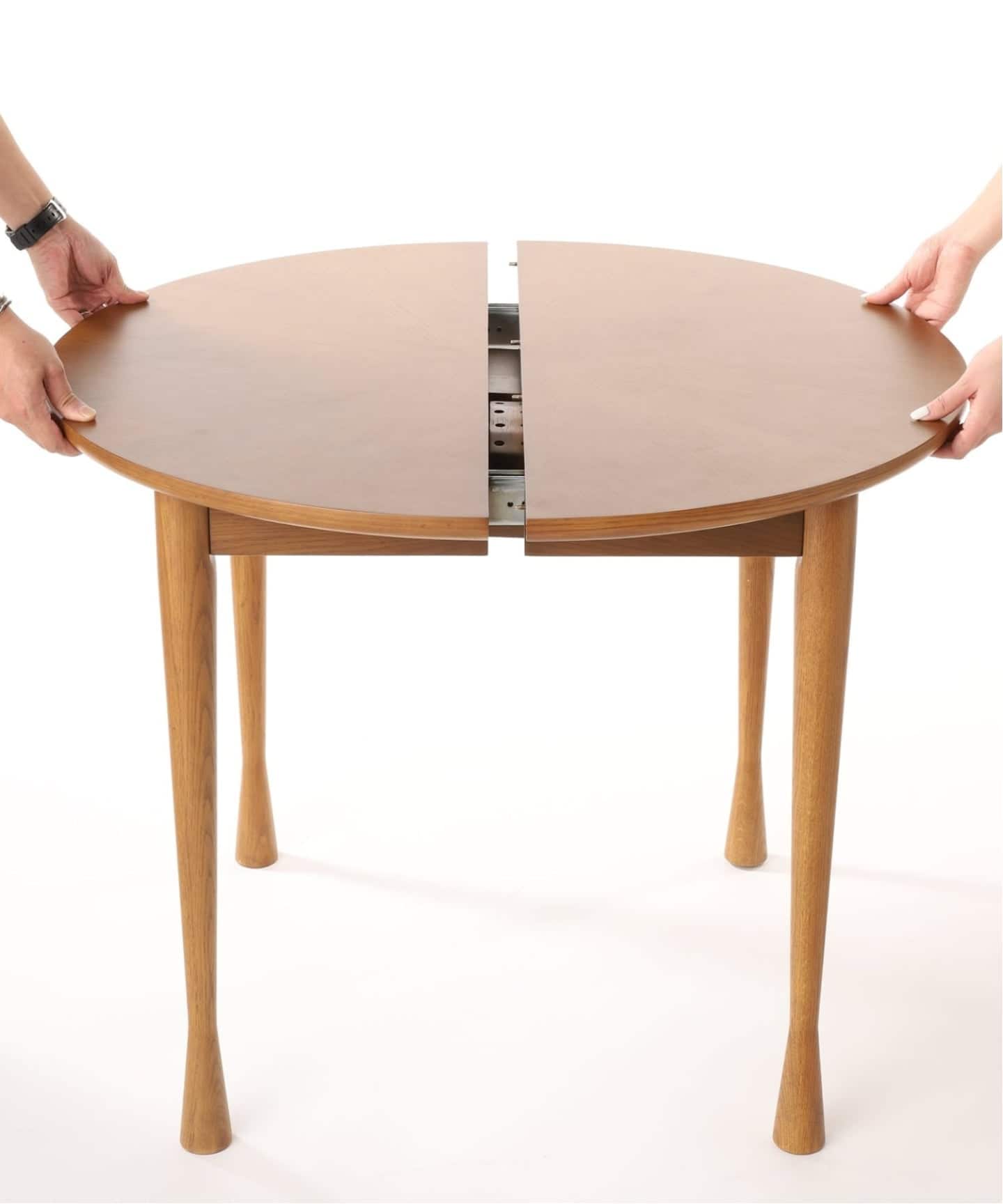 大型商品》AROS ROUND TABLE brown アロス ラウンド テーブル ブラウン