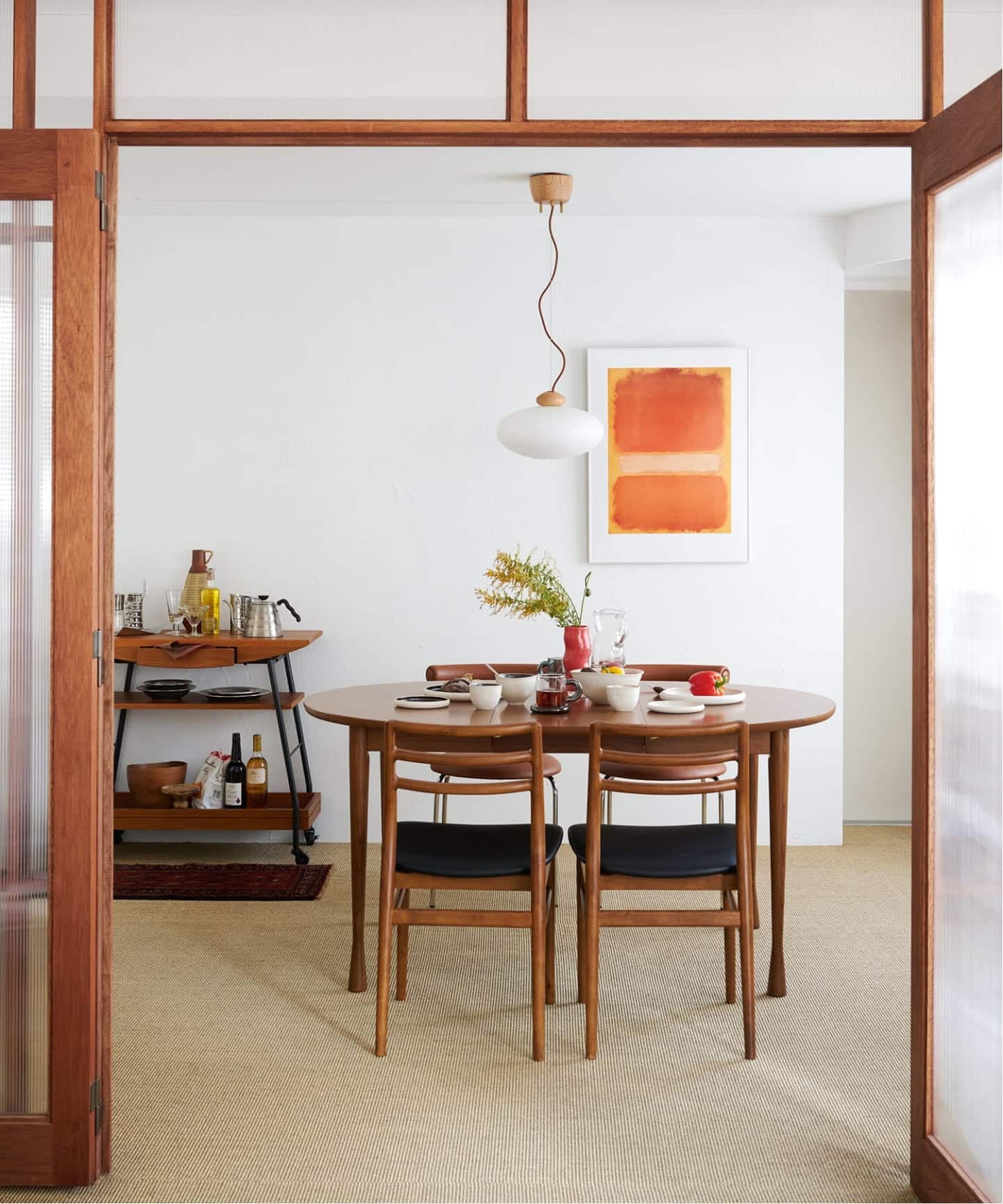 大型商品》AROS ROUND TABLE W1100 brown アロス ラウンド テーブル
