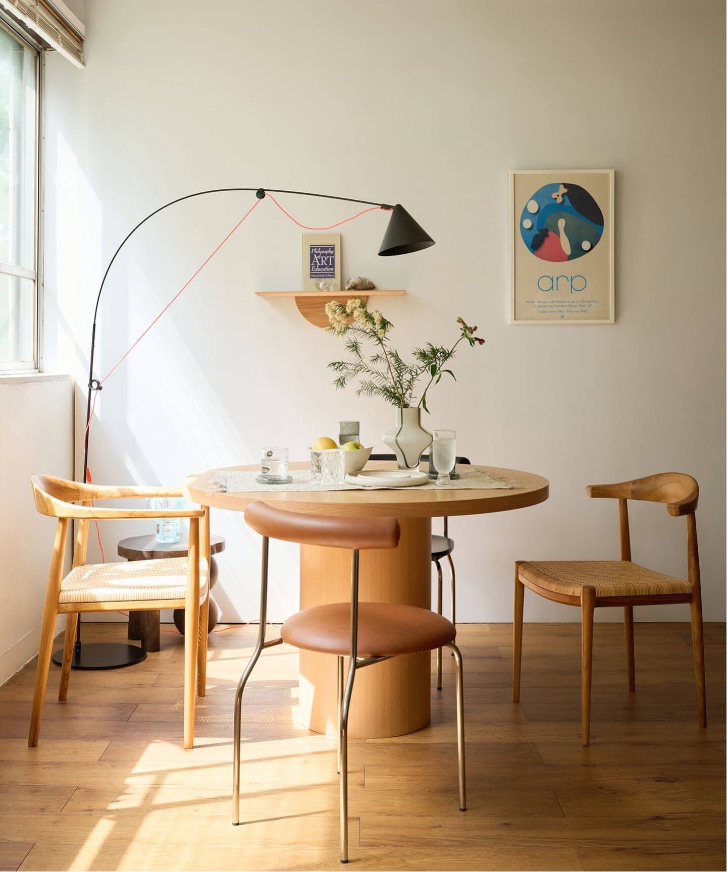大型商品》PORTO ROUND TABLE natural ポルト ラウンドテーブル