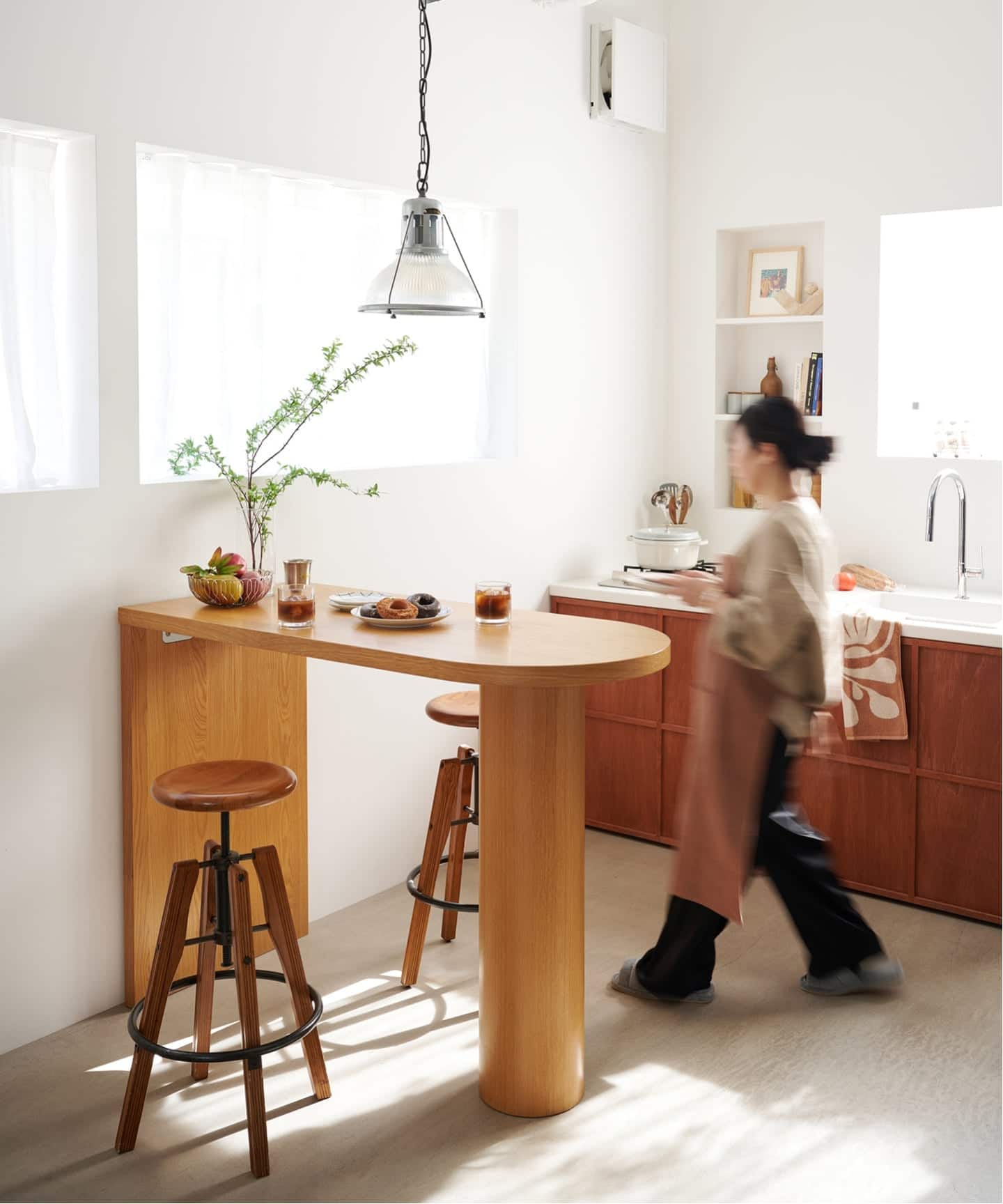 大型商品》PORTO COUNTER TABLE natural ポルト カウンターテーブル
