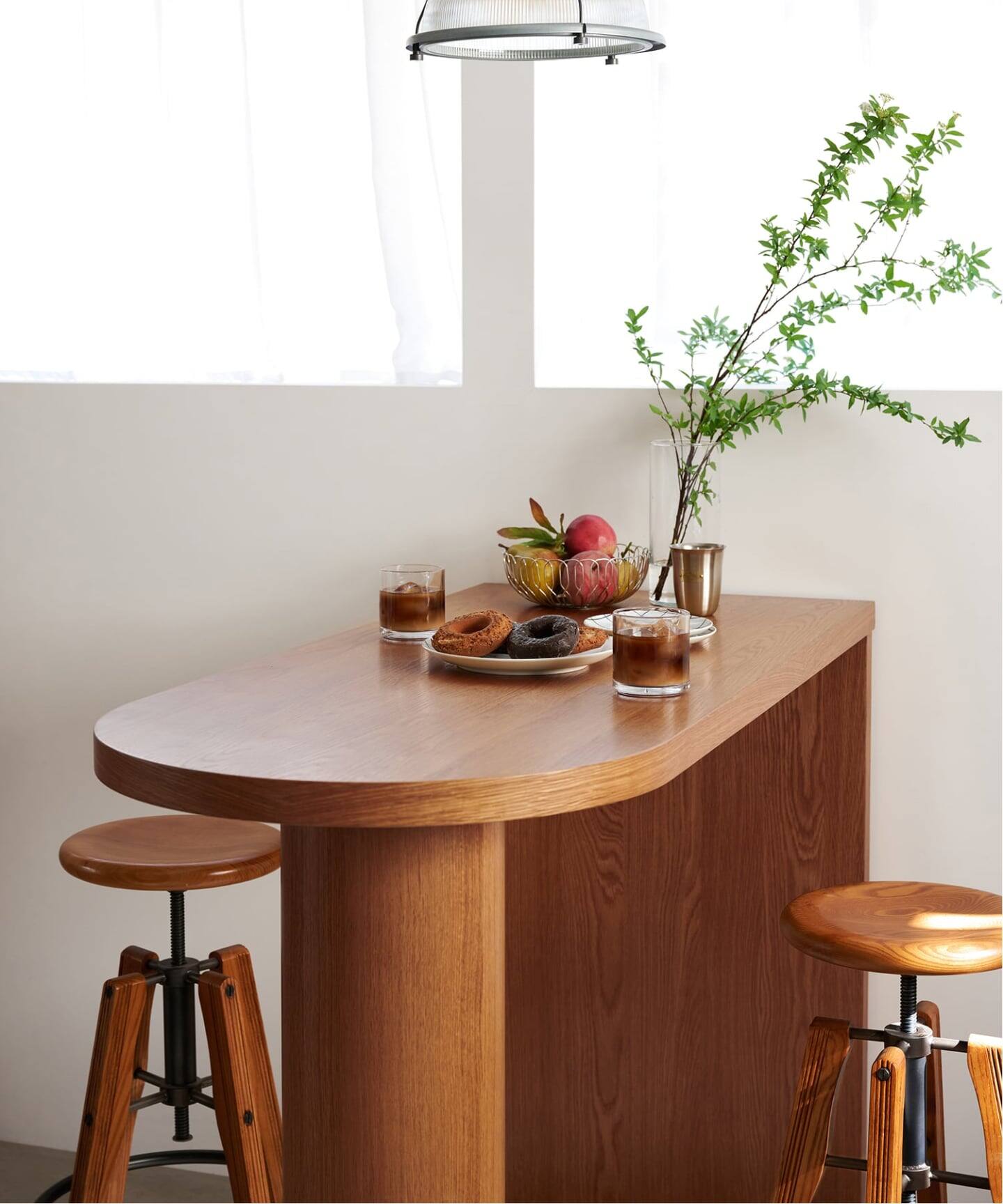 大型商品》PORTO COUNTER TABLE brown ポルト カウンターテーブル