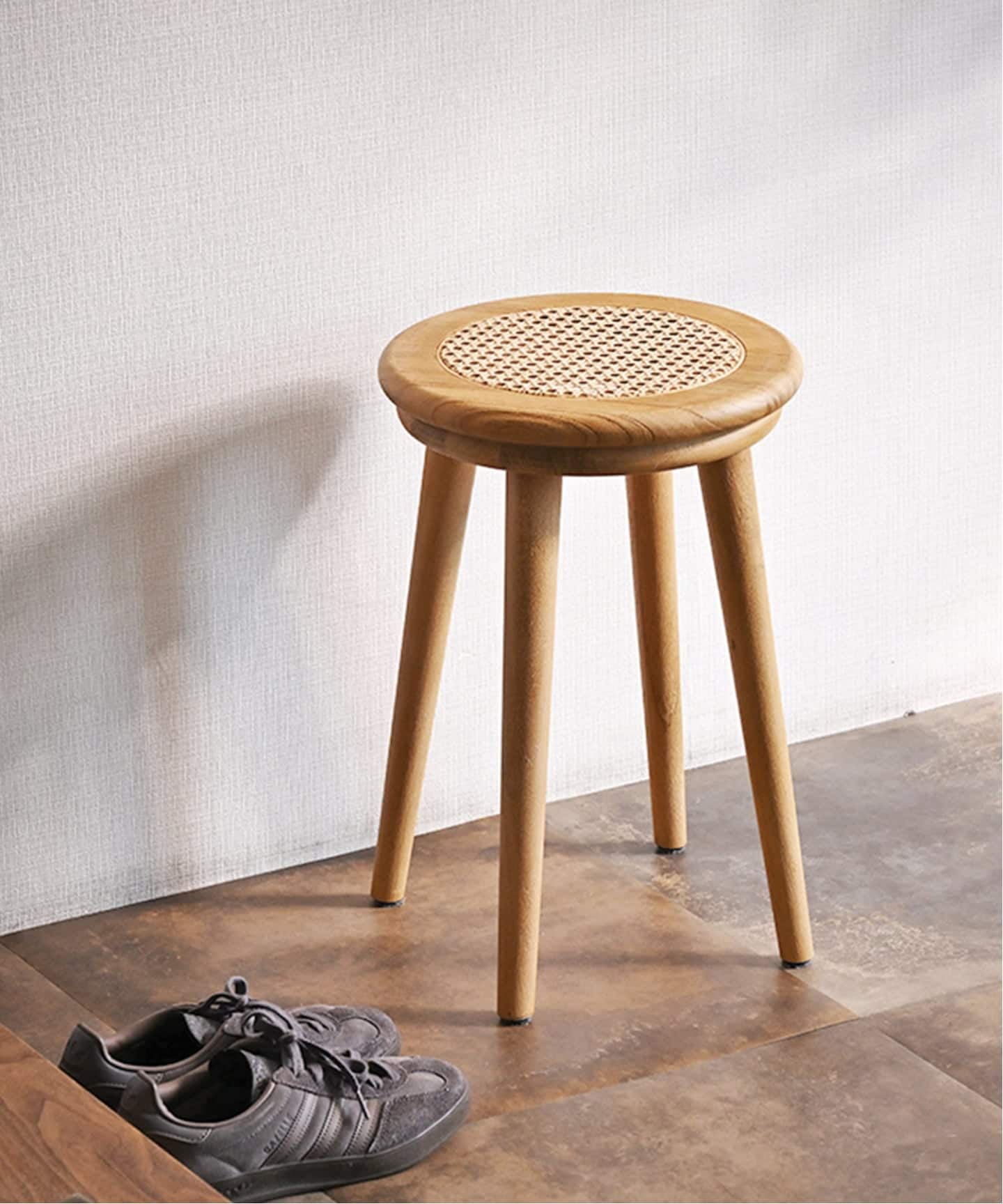 予約》《大型商品》【Sunflower Rattan/サンフラワーラタン】STOOL(NT