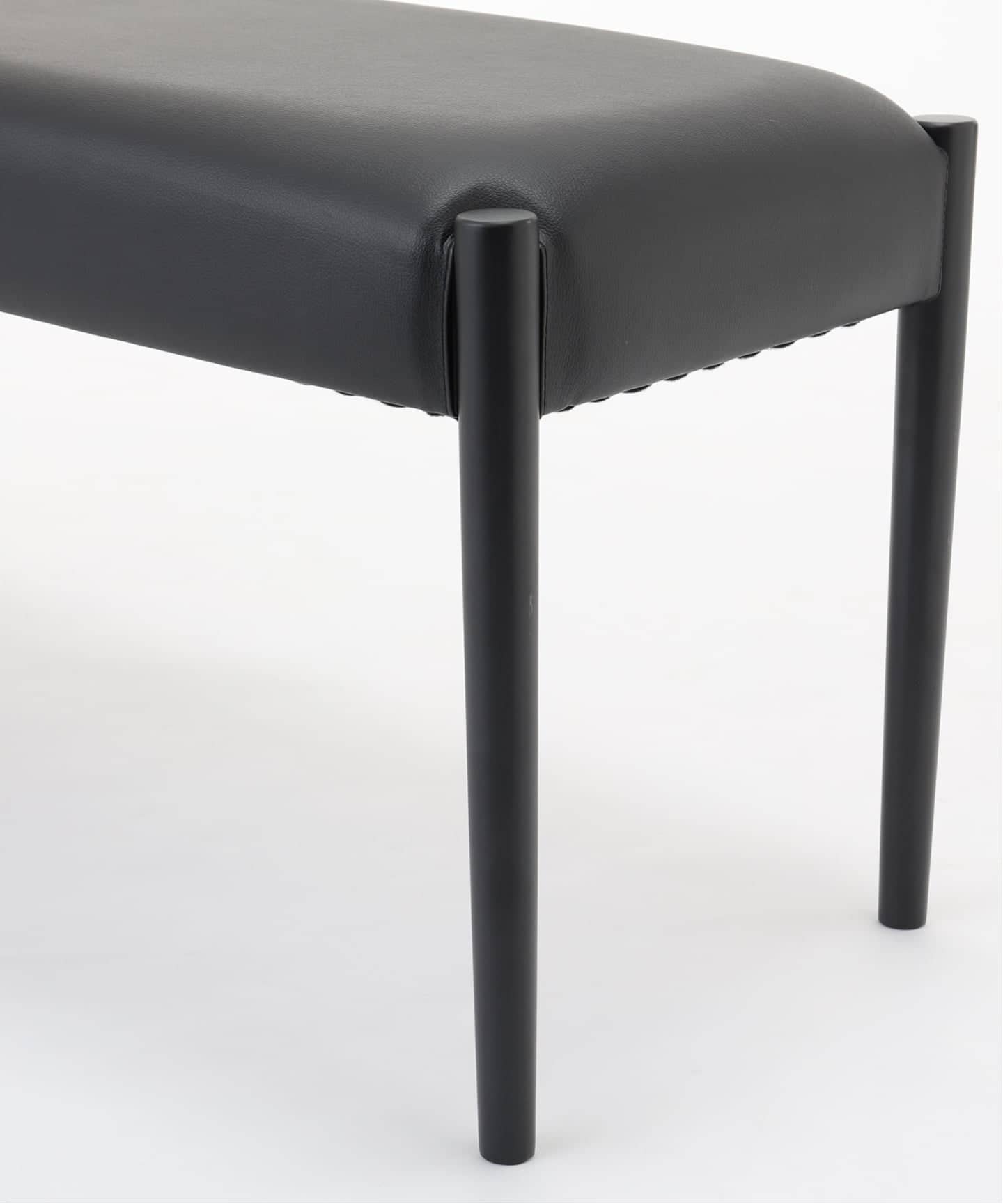 大型商品》PORTO FLAT BENCH black ポルト フラットベンチ（チェア