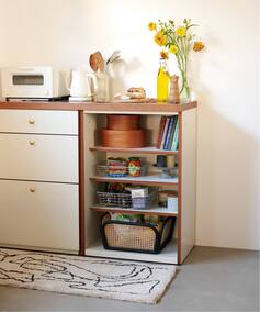 大型商品》LYSE KITCHEN UNIT OPEN SHELF リーセ キッチンカウンター