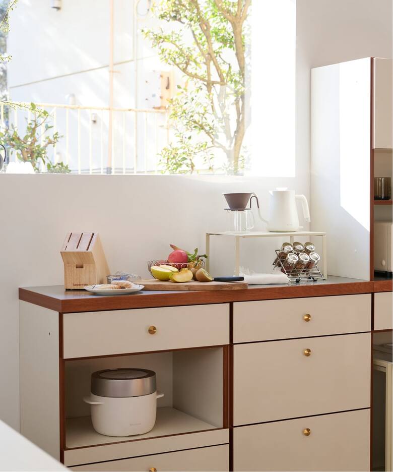 LYSE KITCHEN COUNTER TOP 1202x435 2台横並び用天板（収納家具 