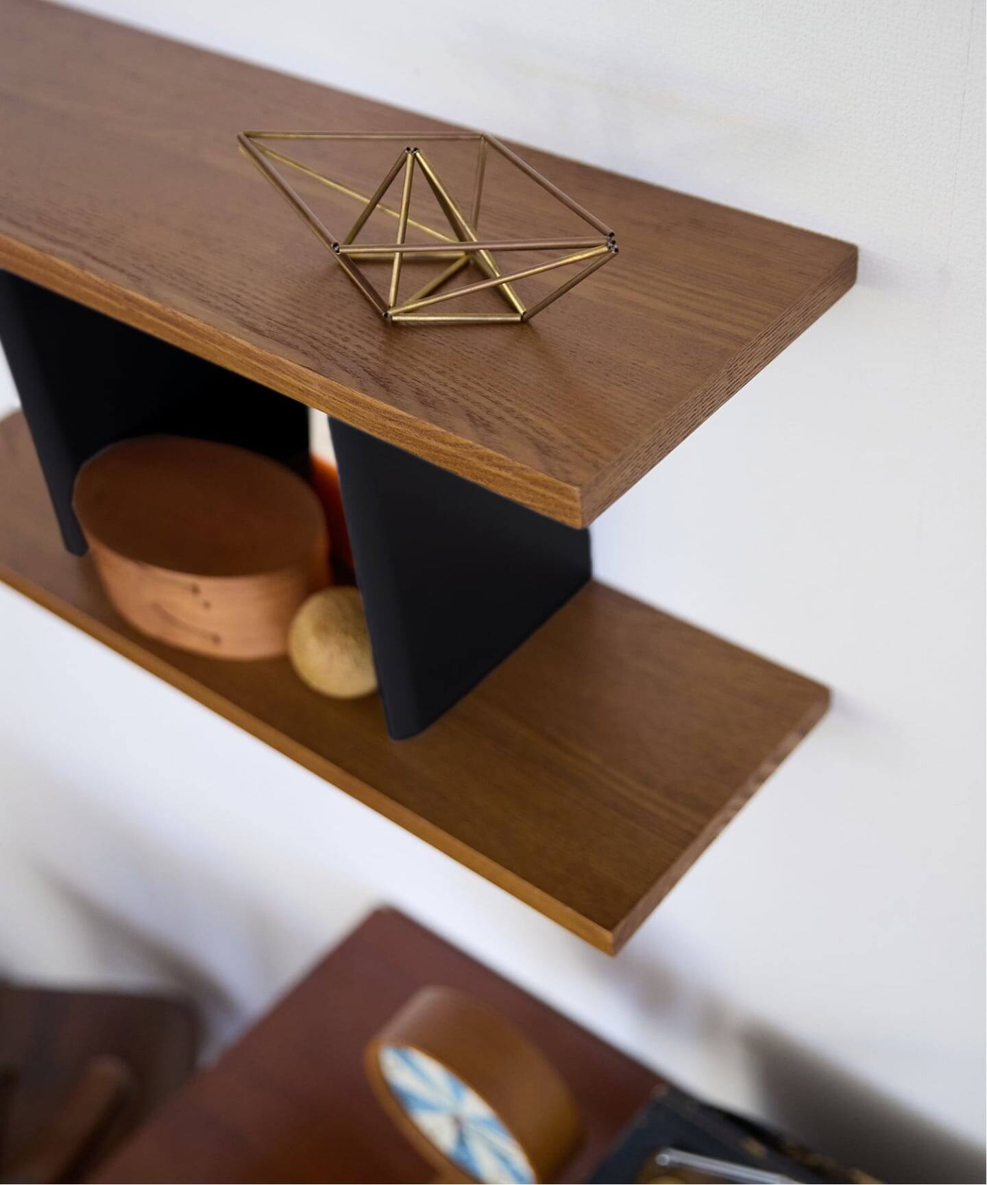BRITZ WALL SHELF(BK) ブリッツ ウォールシェルフ（収納家具
