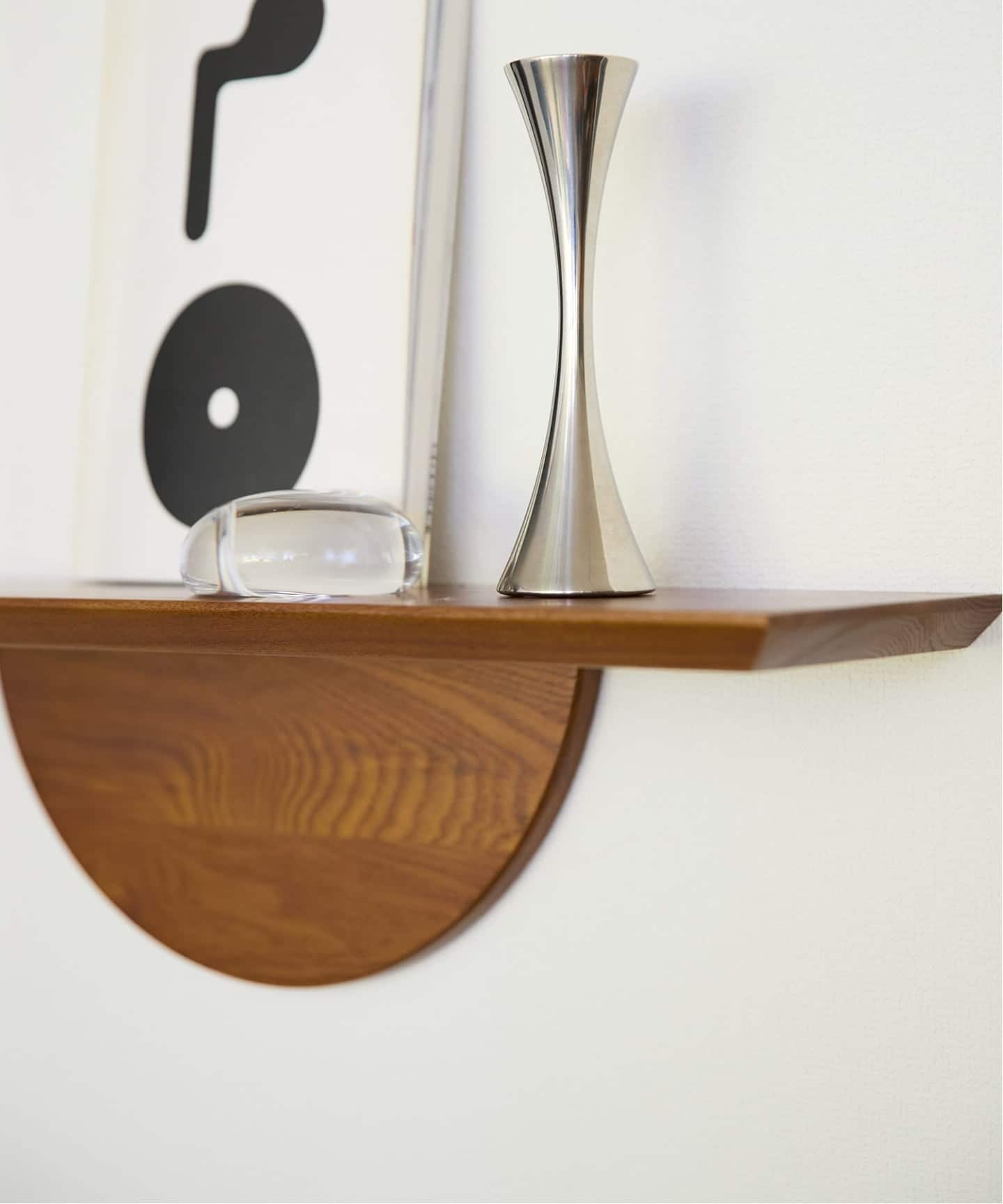予約》PORTO WALL SHELF(BR) ポルト ウォールシェルフ（収納家具