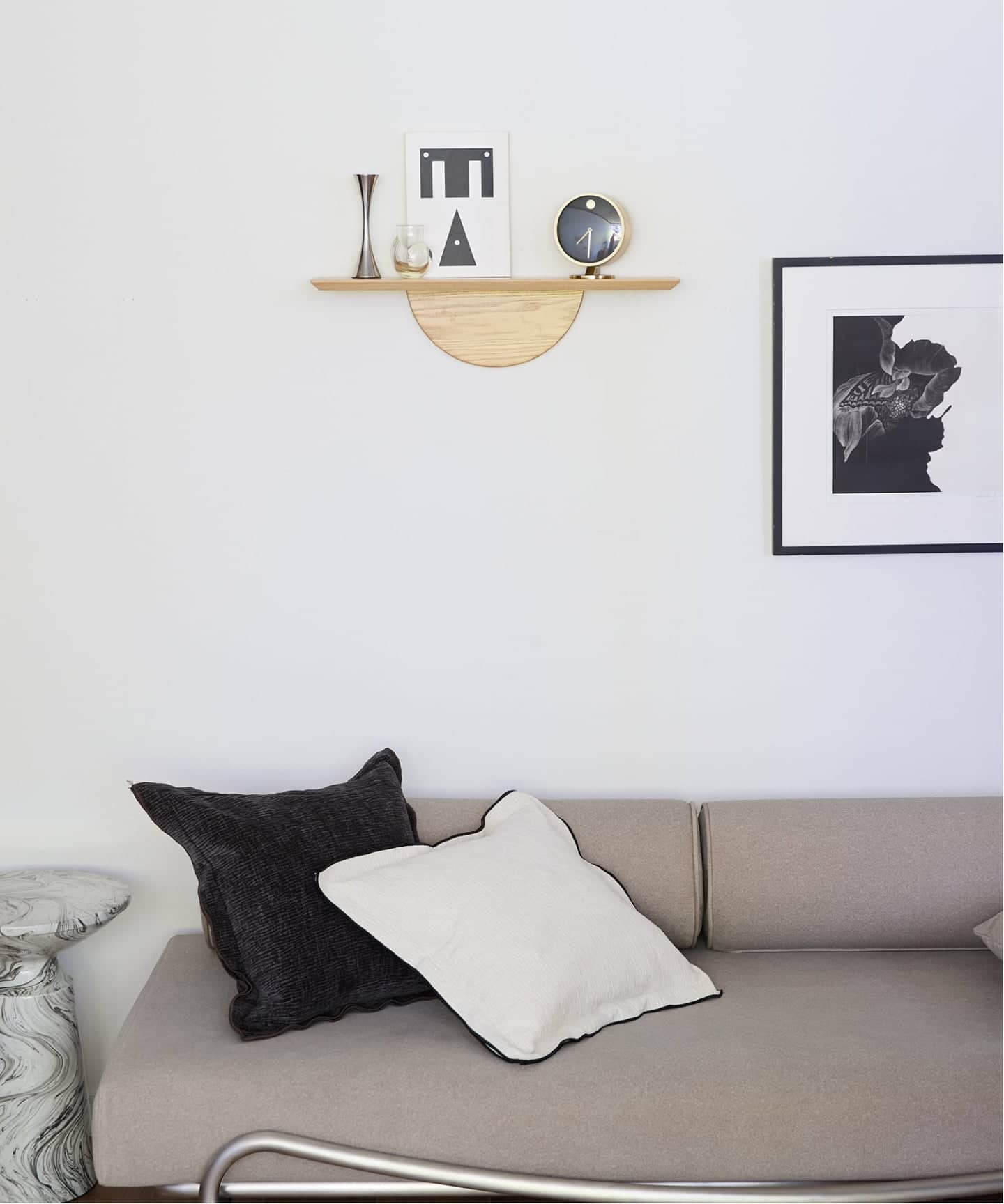 予約》PORTO WALL SHELF(NT) ポルト ウォールシェルフ（収納家具