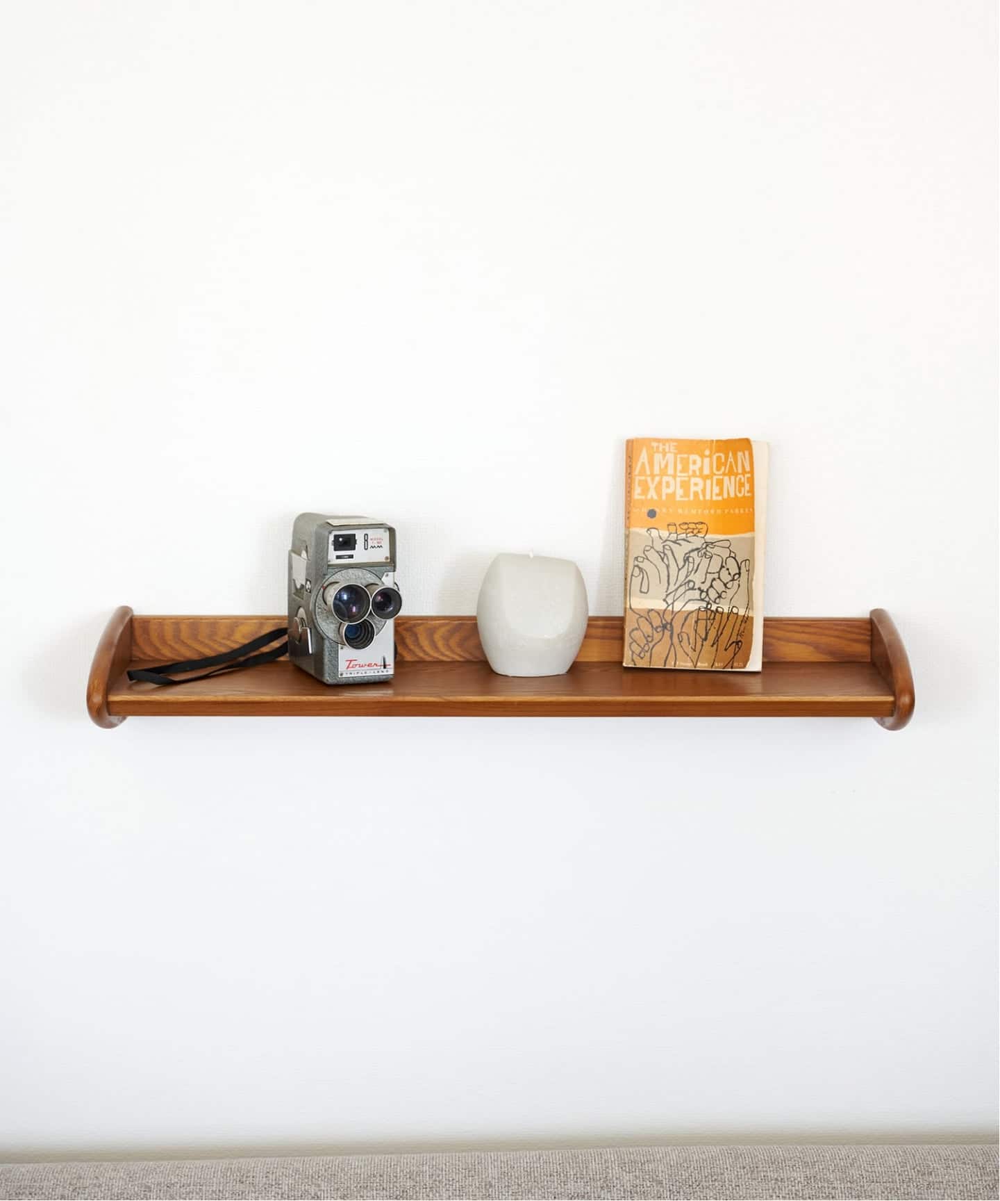 予約》BROOKS WALL SHELF-L(BR) ブルックス ウォールシェルフ（収納