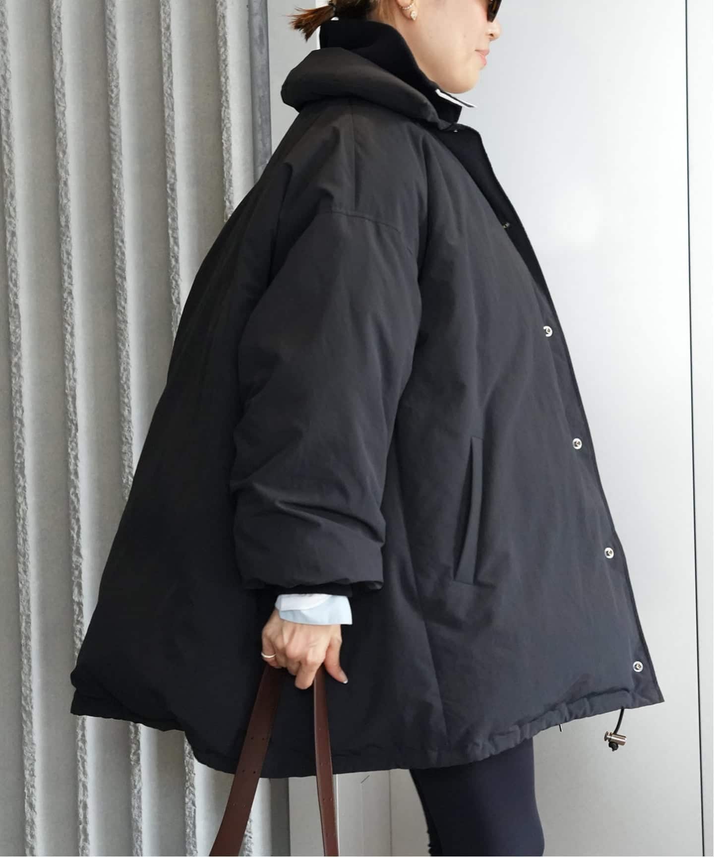 予約》【CALUX/キャラクス】PUFFER COACH JACKET（ダウンジャケット
