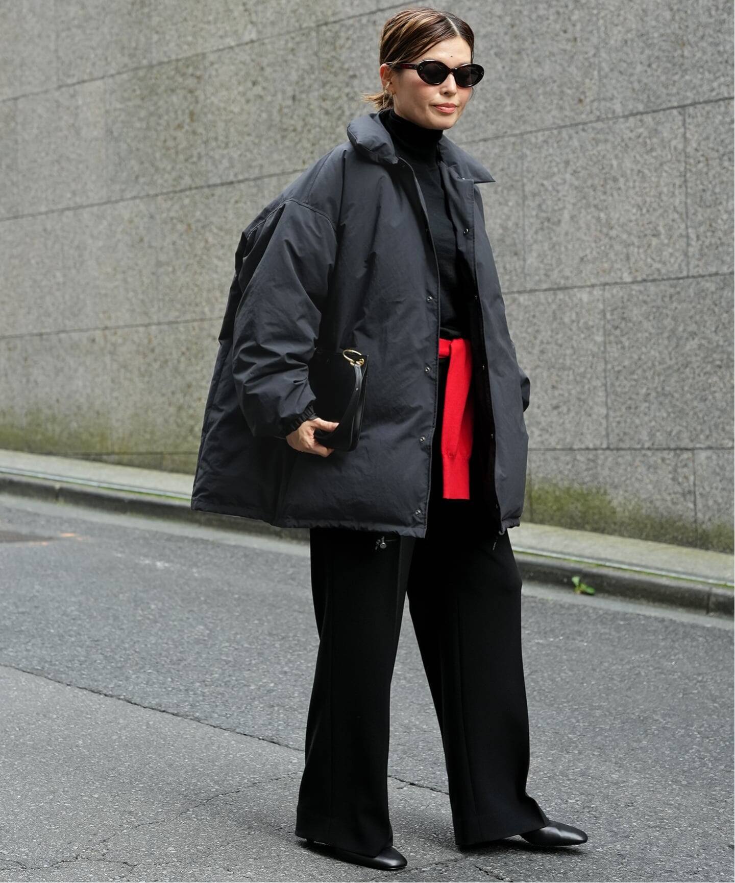 予約》【CALUX/キャラクス】PUFFER COACH JACKET（ダウンジャケット