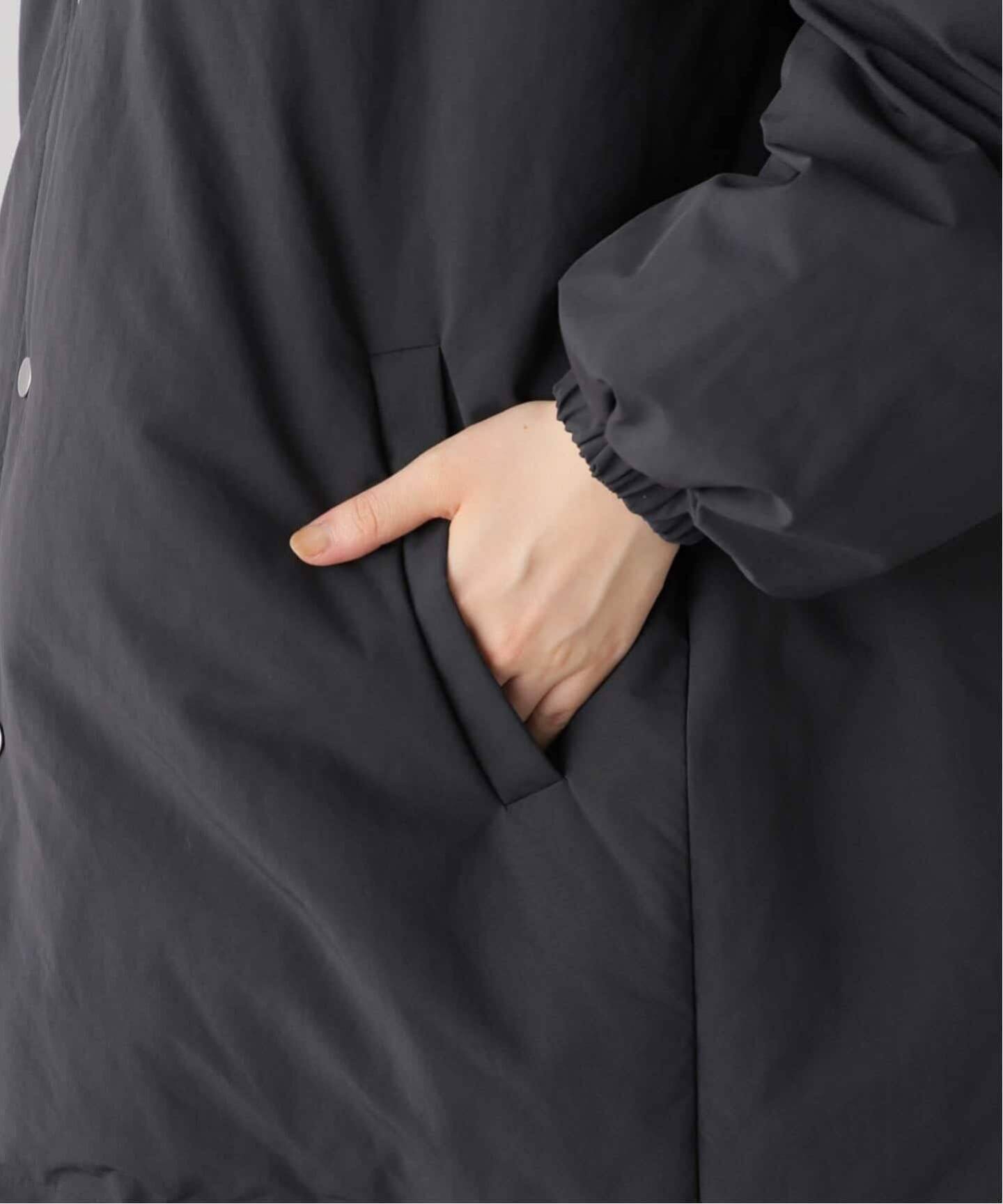 予約》【CALUX/キャラクス】PUFFER COACH JACKET（ダウンジャケット 